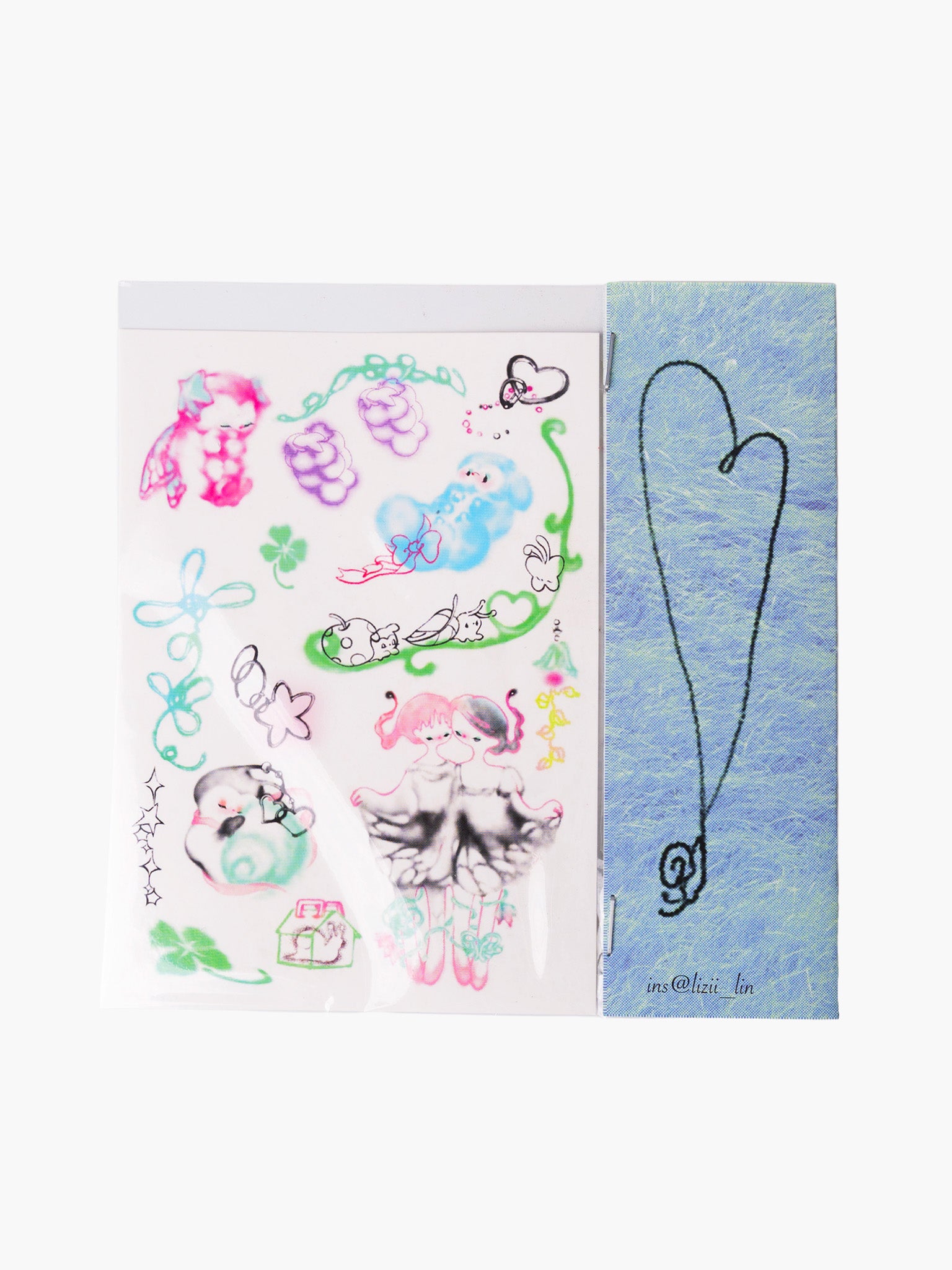 Lizii Lin Temporary Tattoo Sticker Pack 3