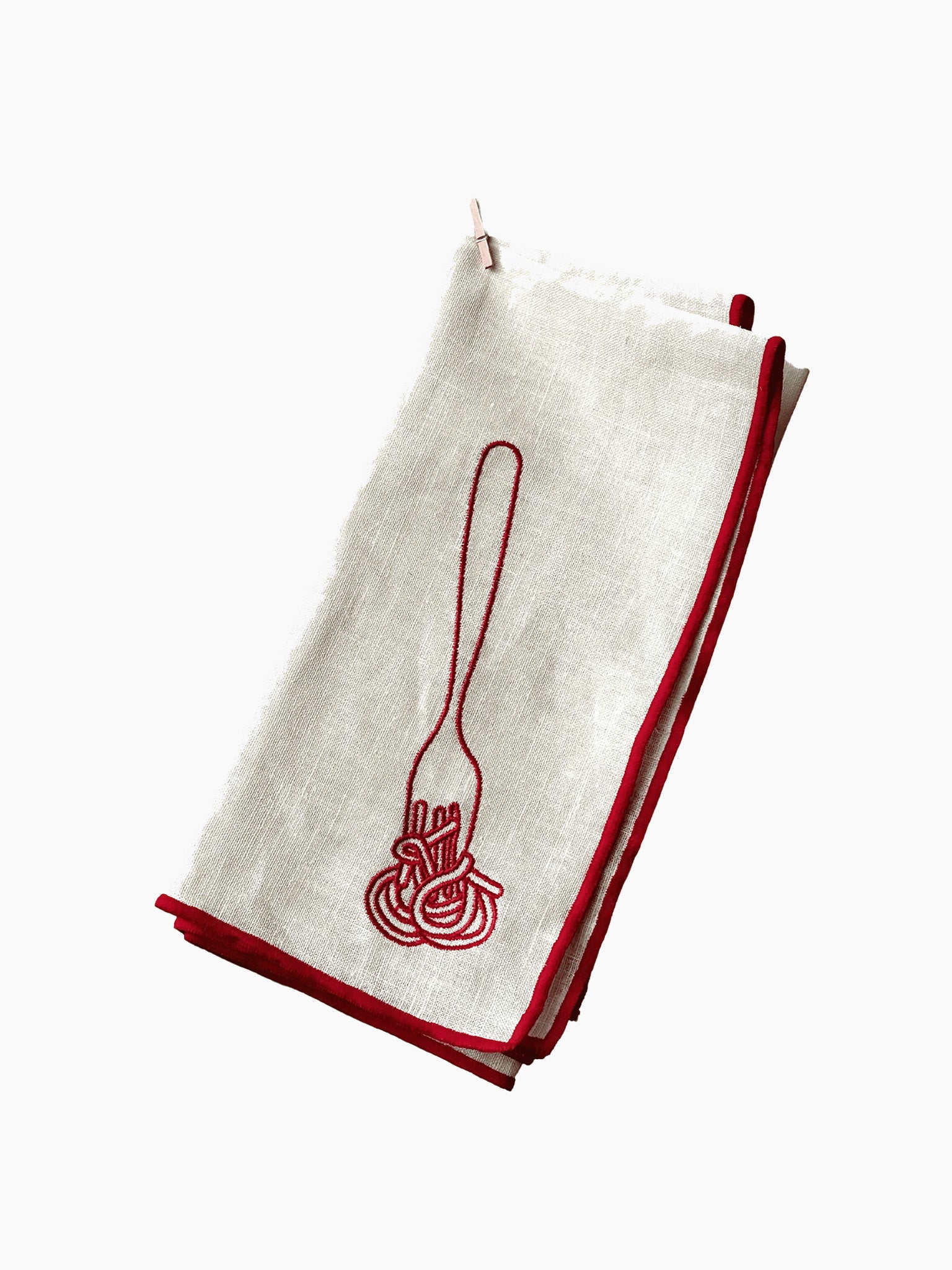 Linen Blend Napkins - Spaghetti (Set of 2)