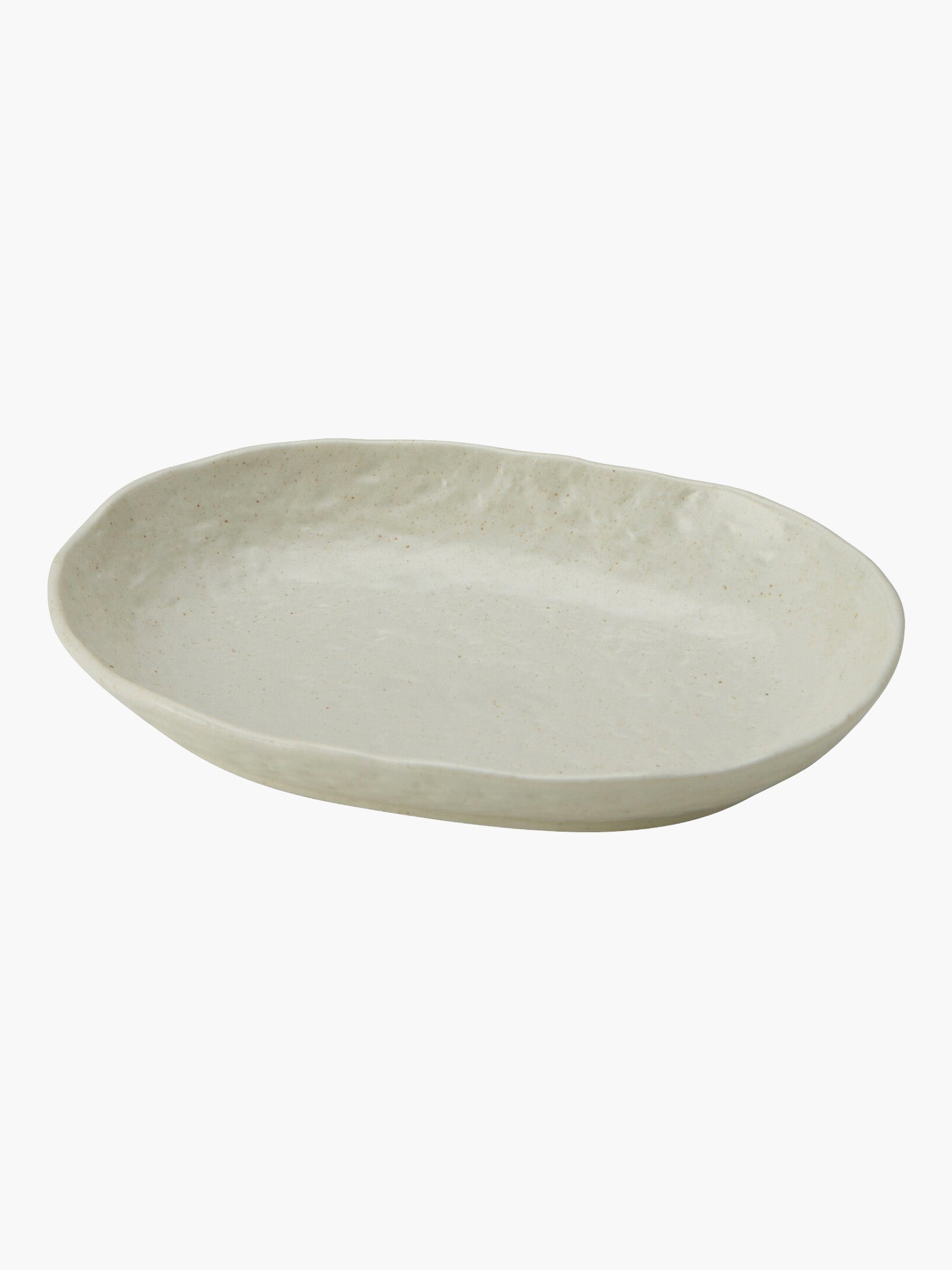Maruri Tamaki Oval Bowl - White