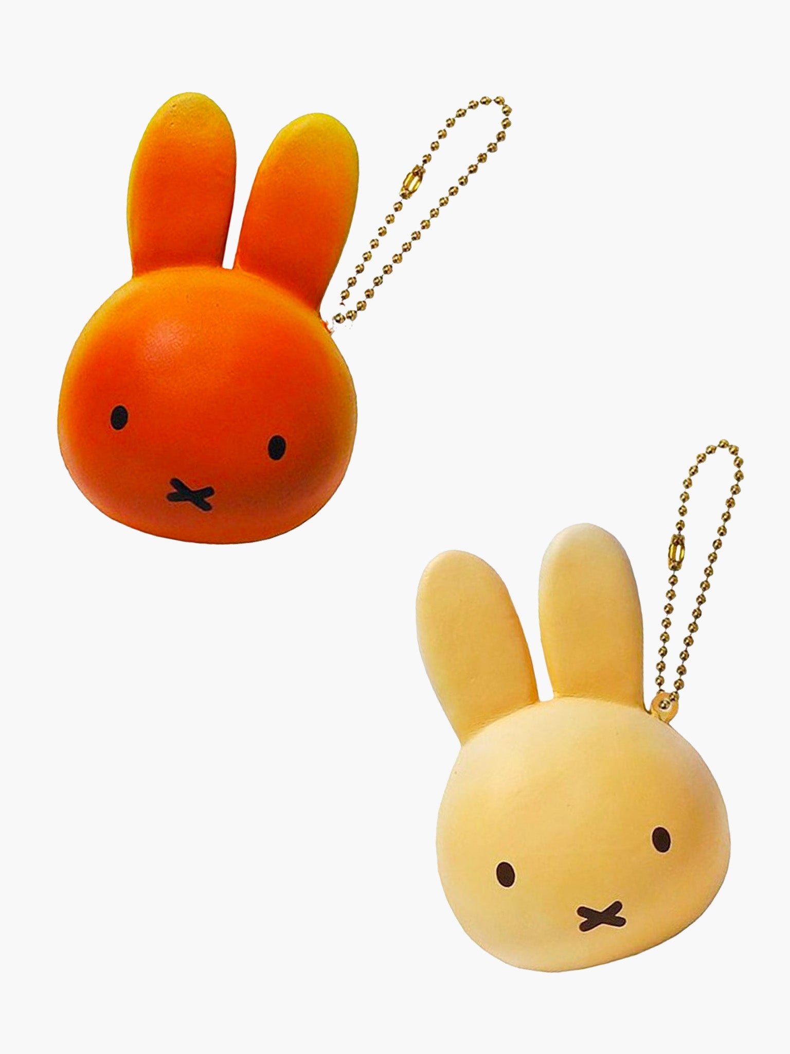 Squishy Miffy Bread Keychains (2 Colours)