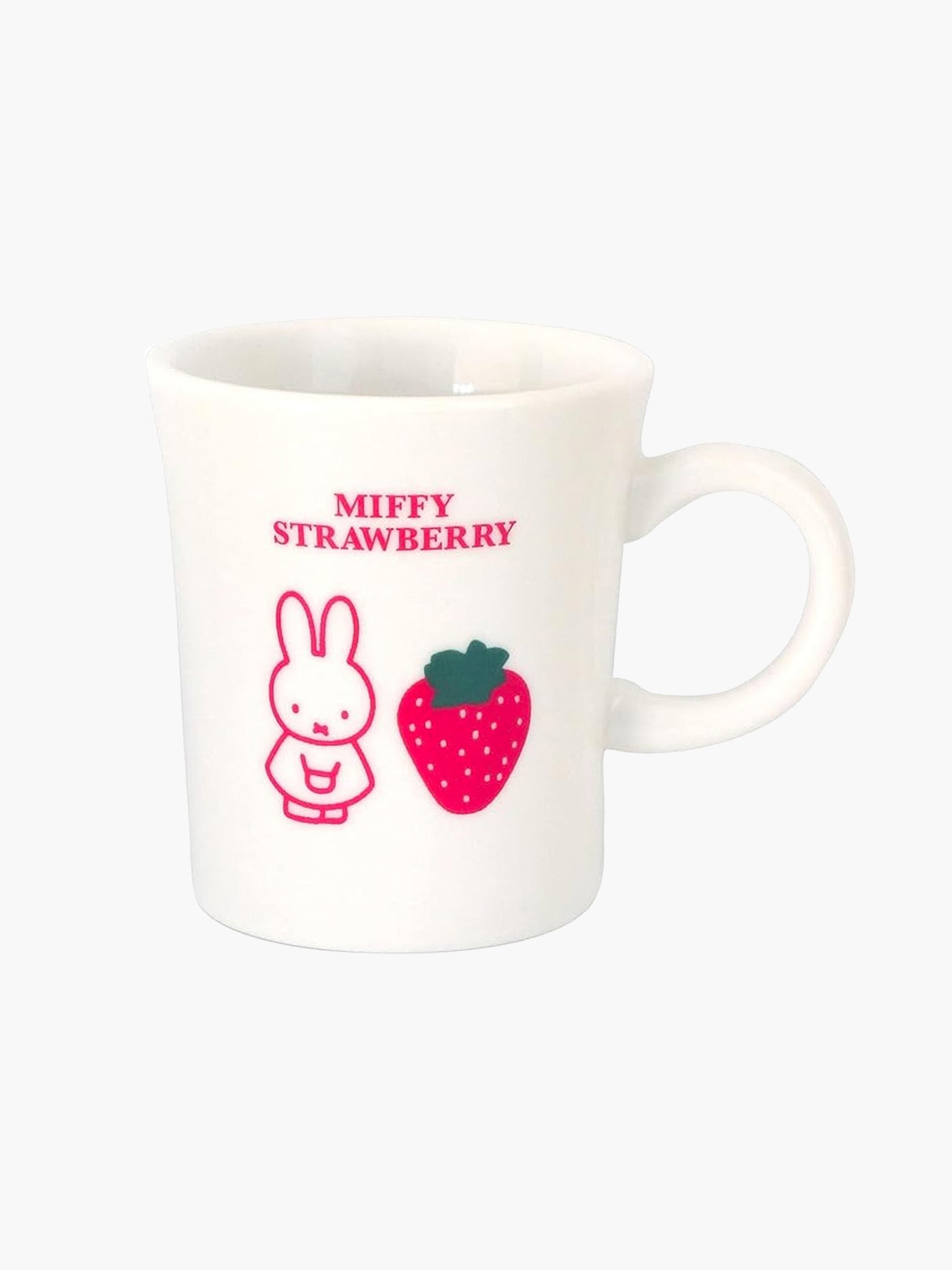 Miffy Ceramic Mug - White Strawberry