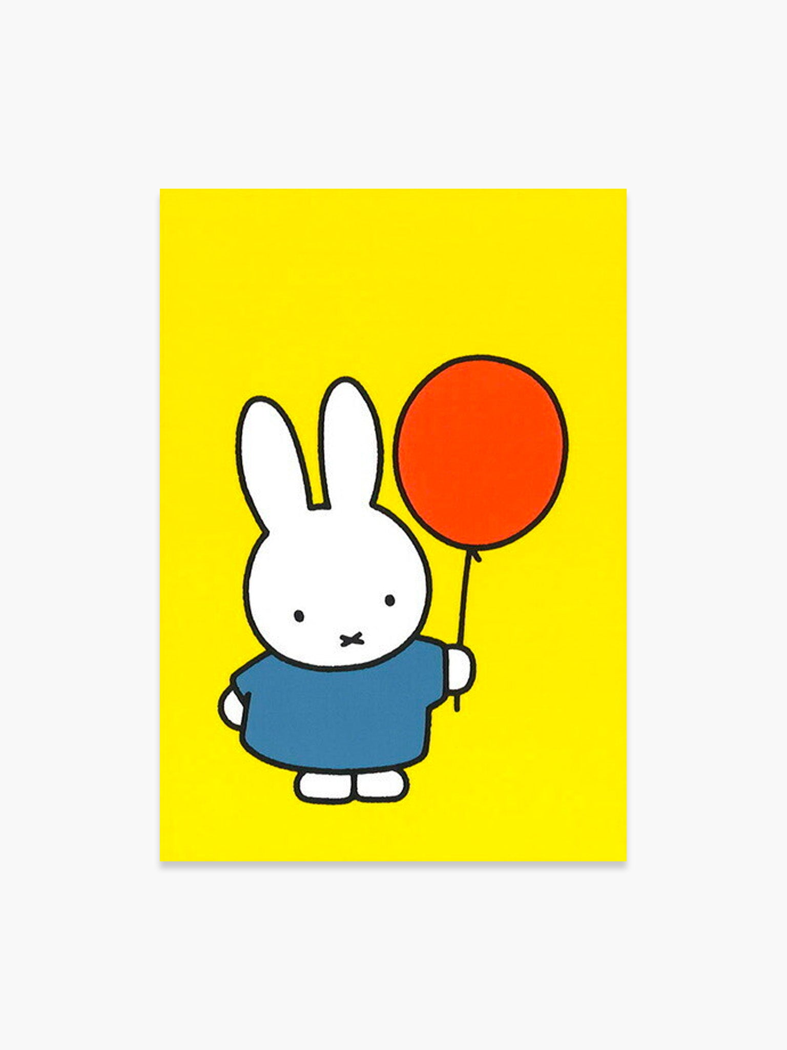 Miffy Postcard - Red Balloon