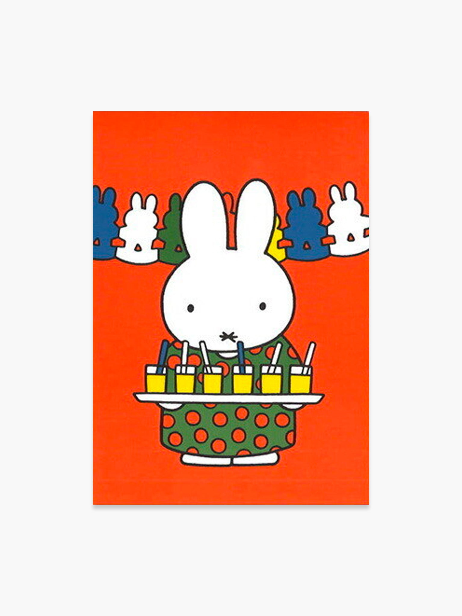 Miffy Postcard - Miffy Mum & Juice