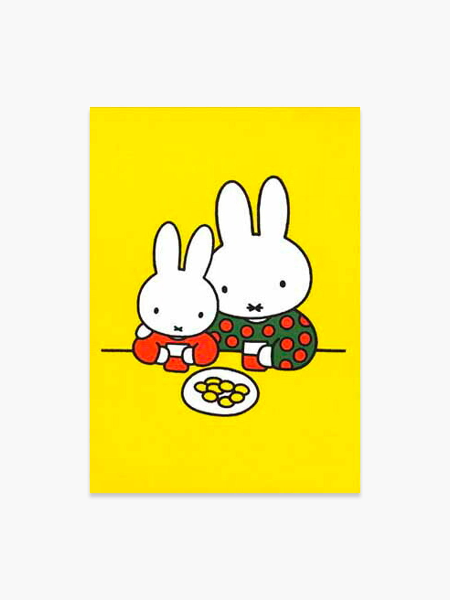 Miffy Postcard - Miffy & Papa