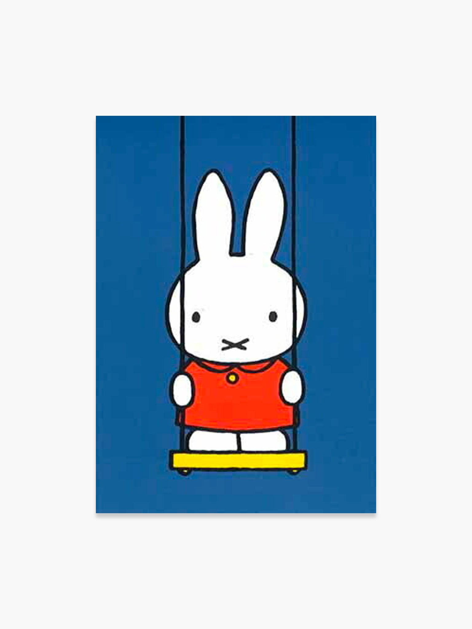 Miffy Postcard - Swing
