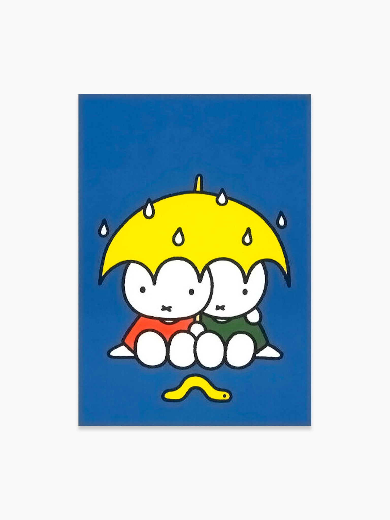 Miffy Postcard - Umbrella