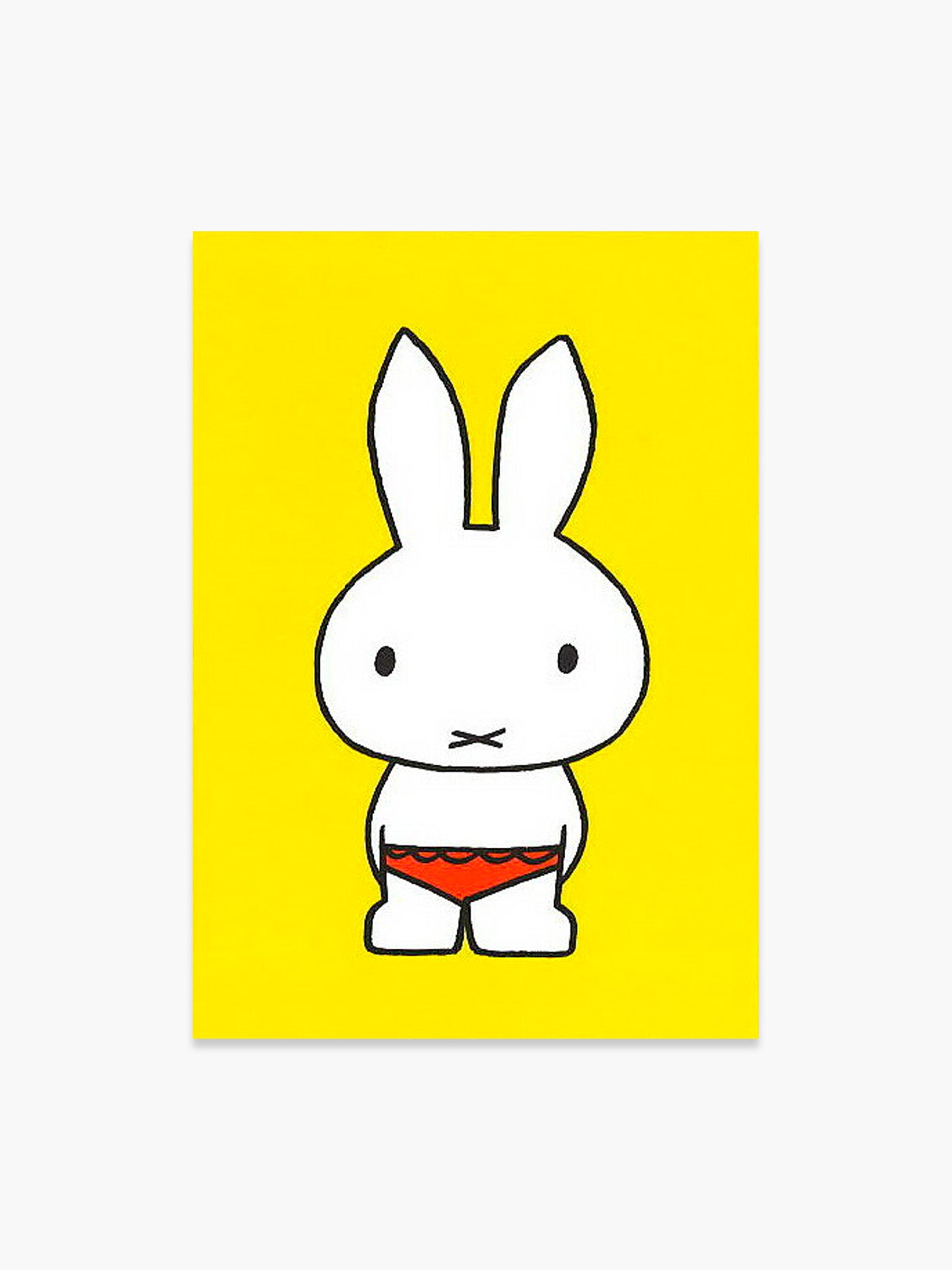 Miffy Postcard - Underwear