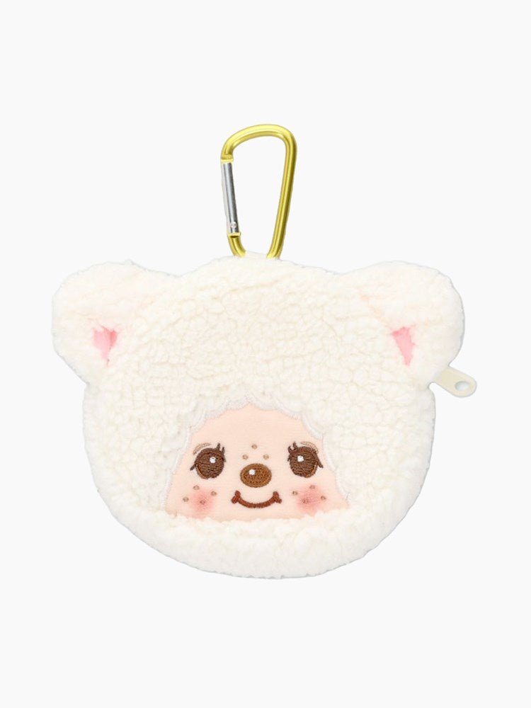 Monchhichi Zip Pouch with Carabiner - Chamu