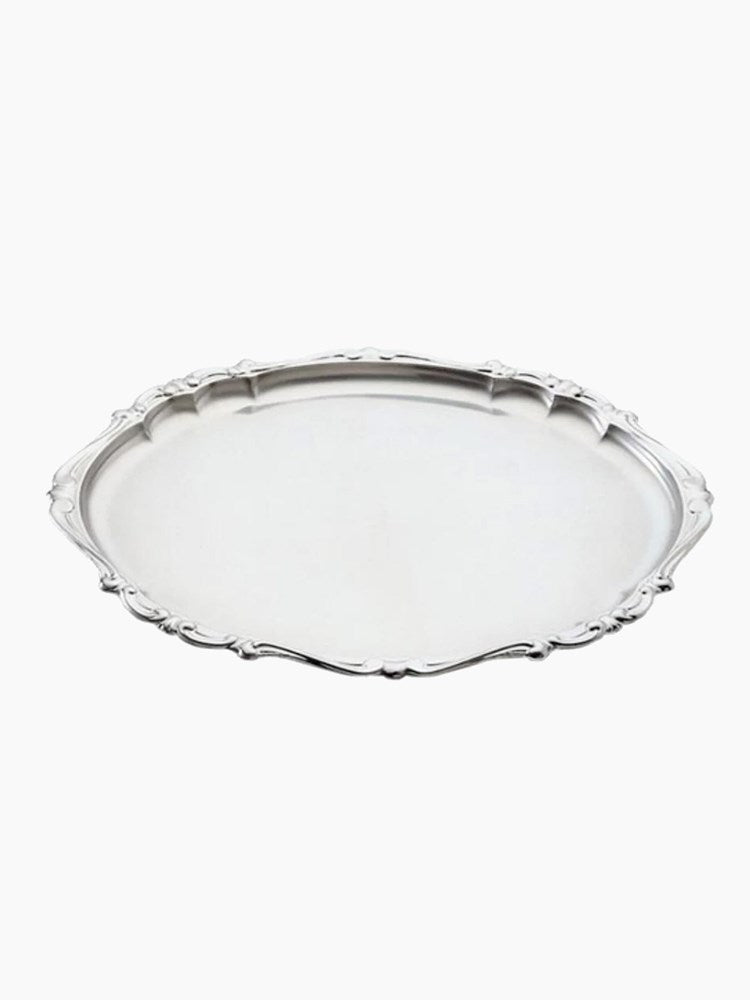 Barocco Stainless Steel Oval Tray (26cm)