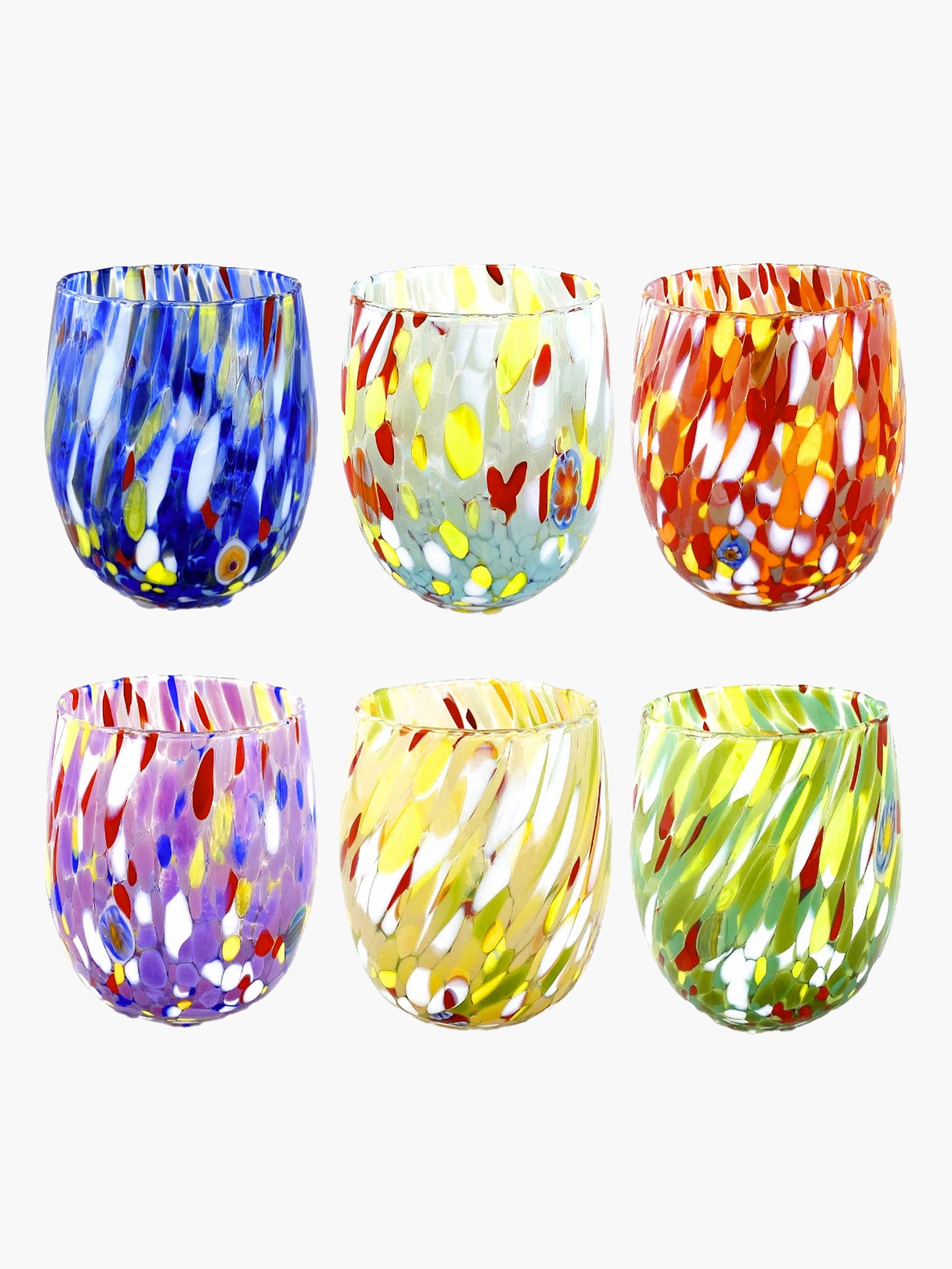 Murano Columbina Glass (6 Colours)