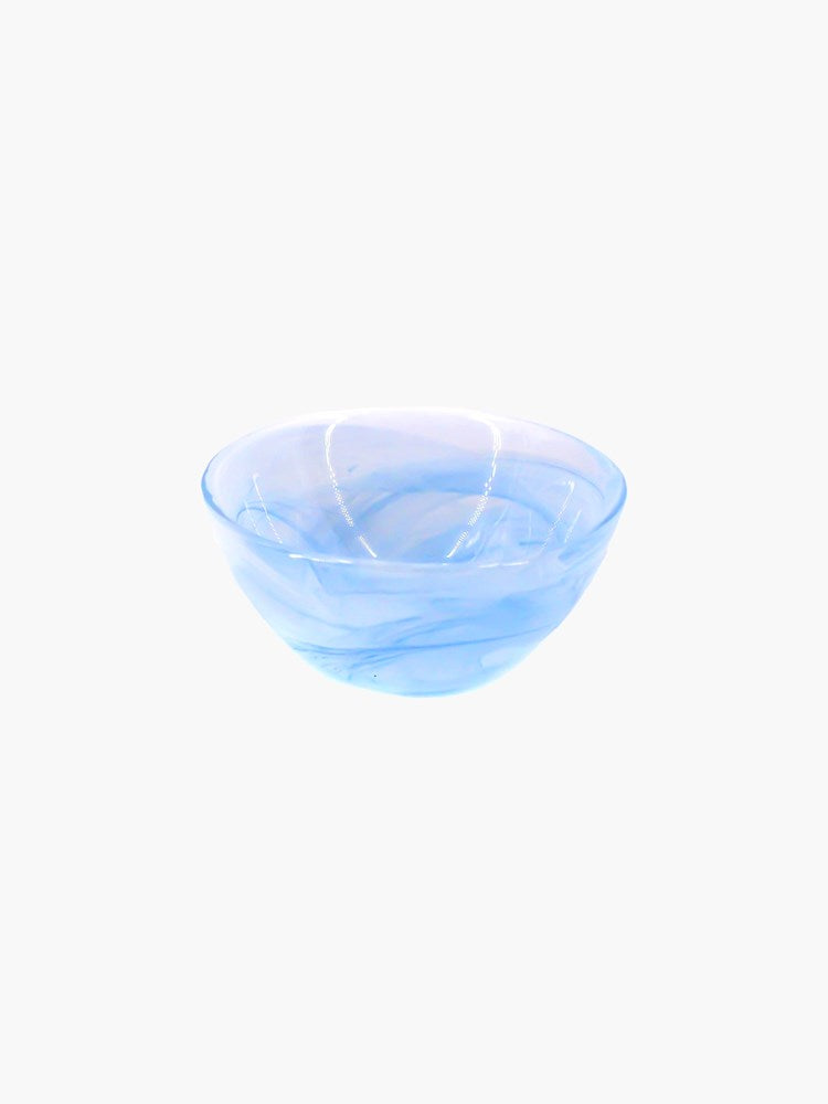 Murano Iris Glass Bowl (10cm/Small) - Sky Blue