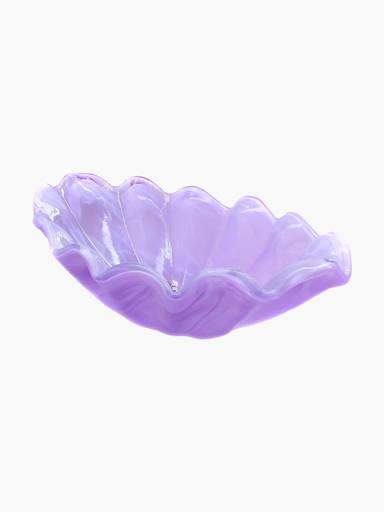 Murano Wavy Barchetta Bowl (27cm) - Wisteria