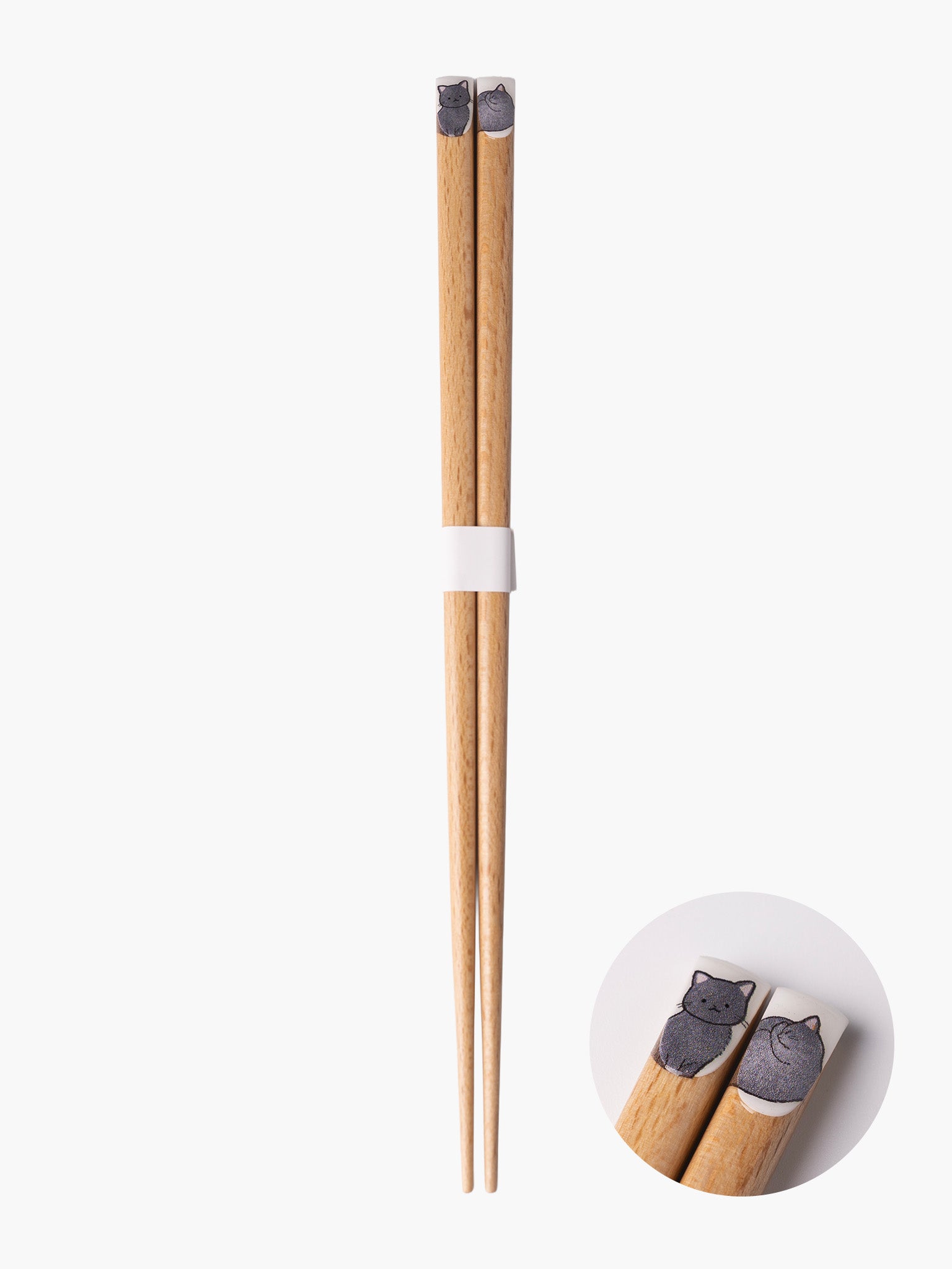 Nyanmonite Cat Chopsticks - Black