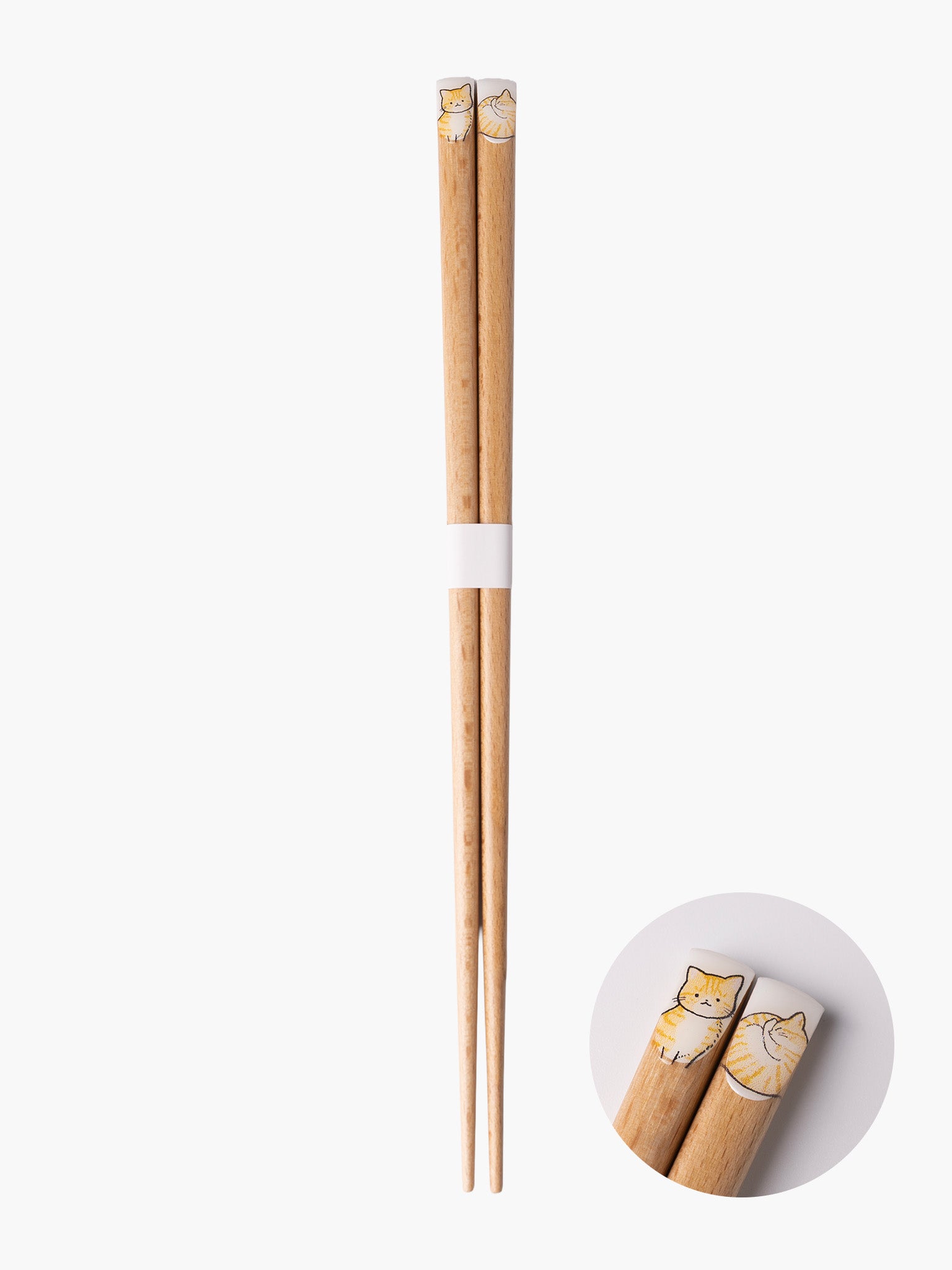 Nyanmonite Cat Chopsticks - Ginger Tabby