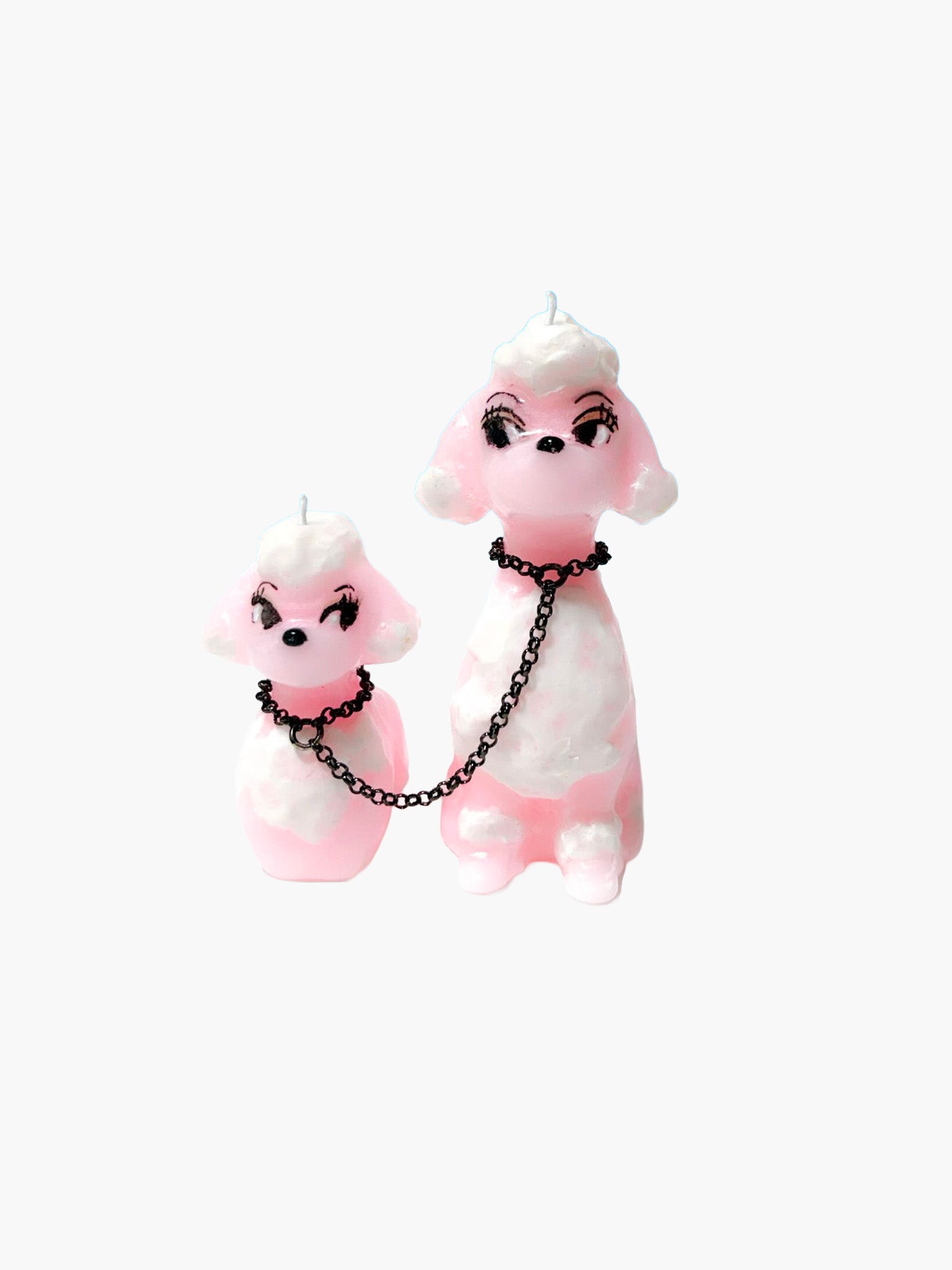 Pink Poodle Candle