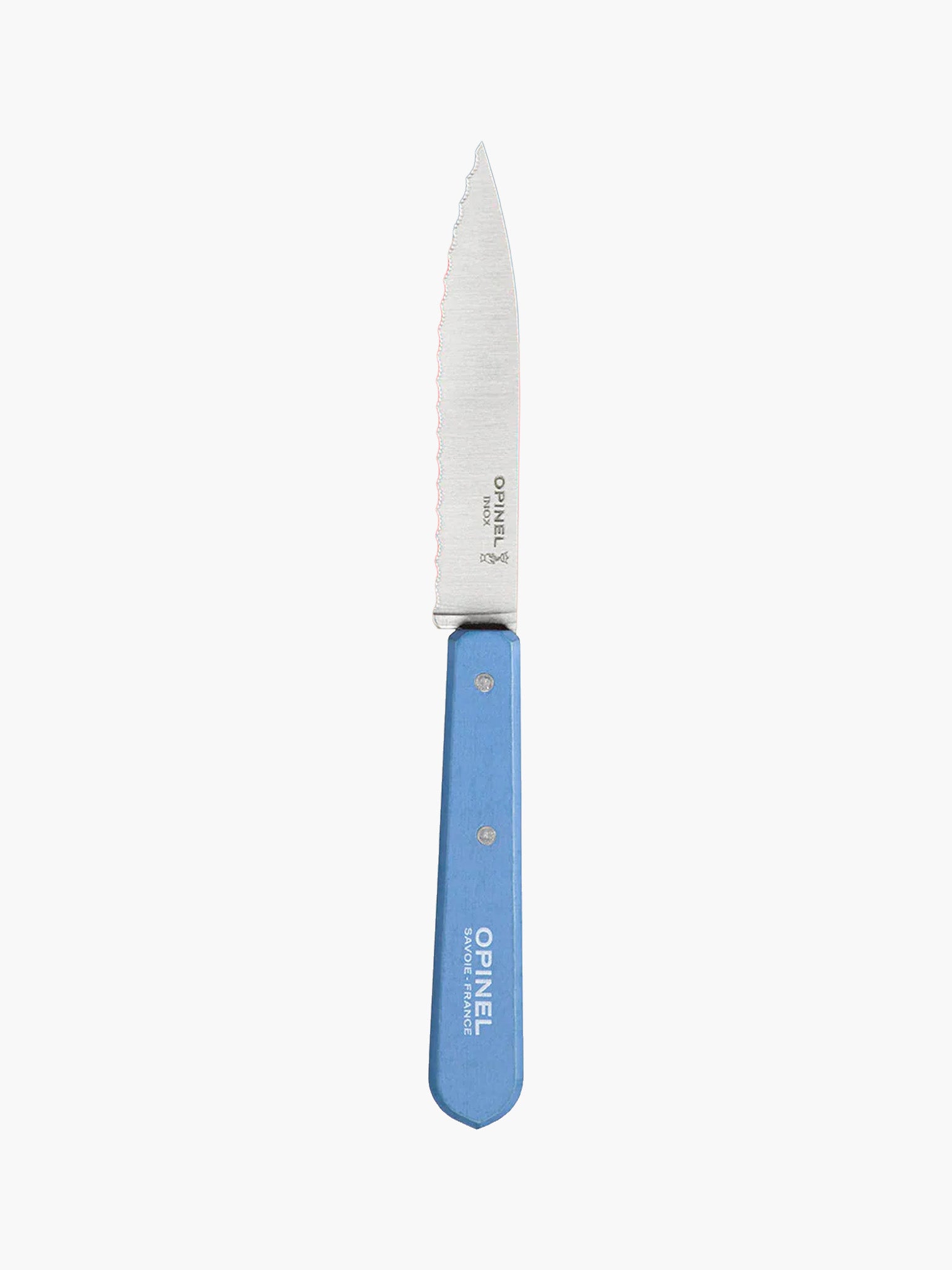 N°113 Serrated Knife (10cm) - Sky Blue
