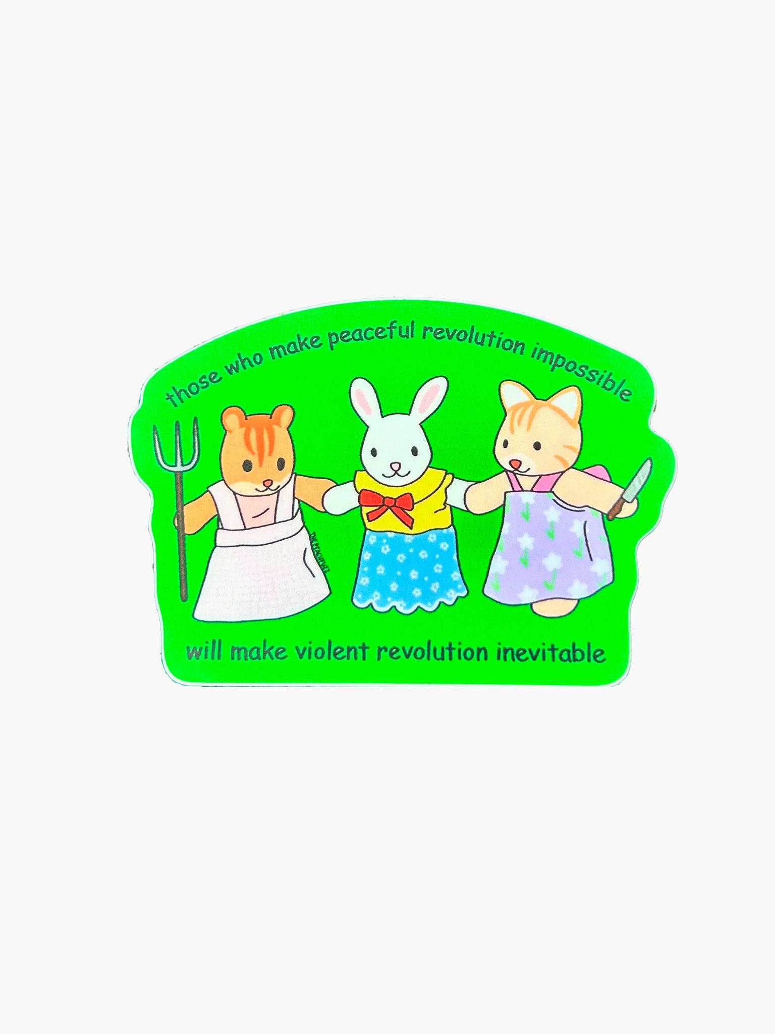 Violent Revolution Critter Sticker