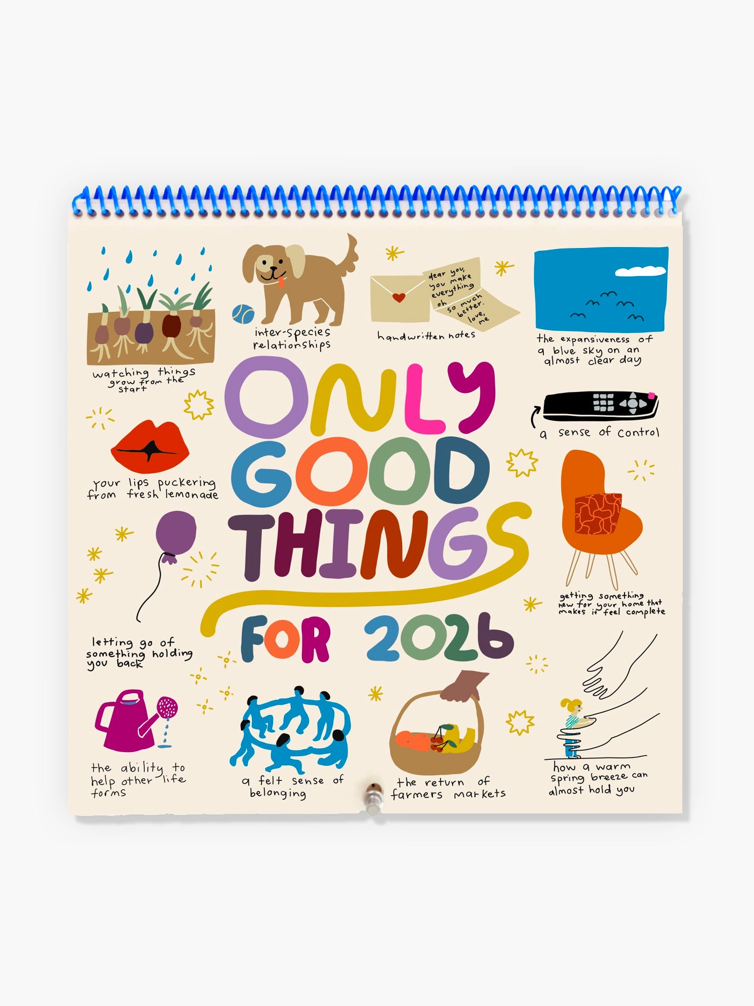 2026 Only Good Things 12-Month Wallplanner