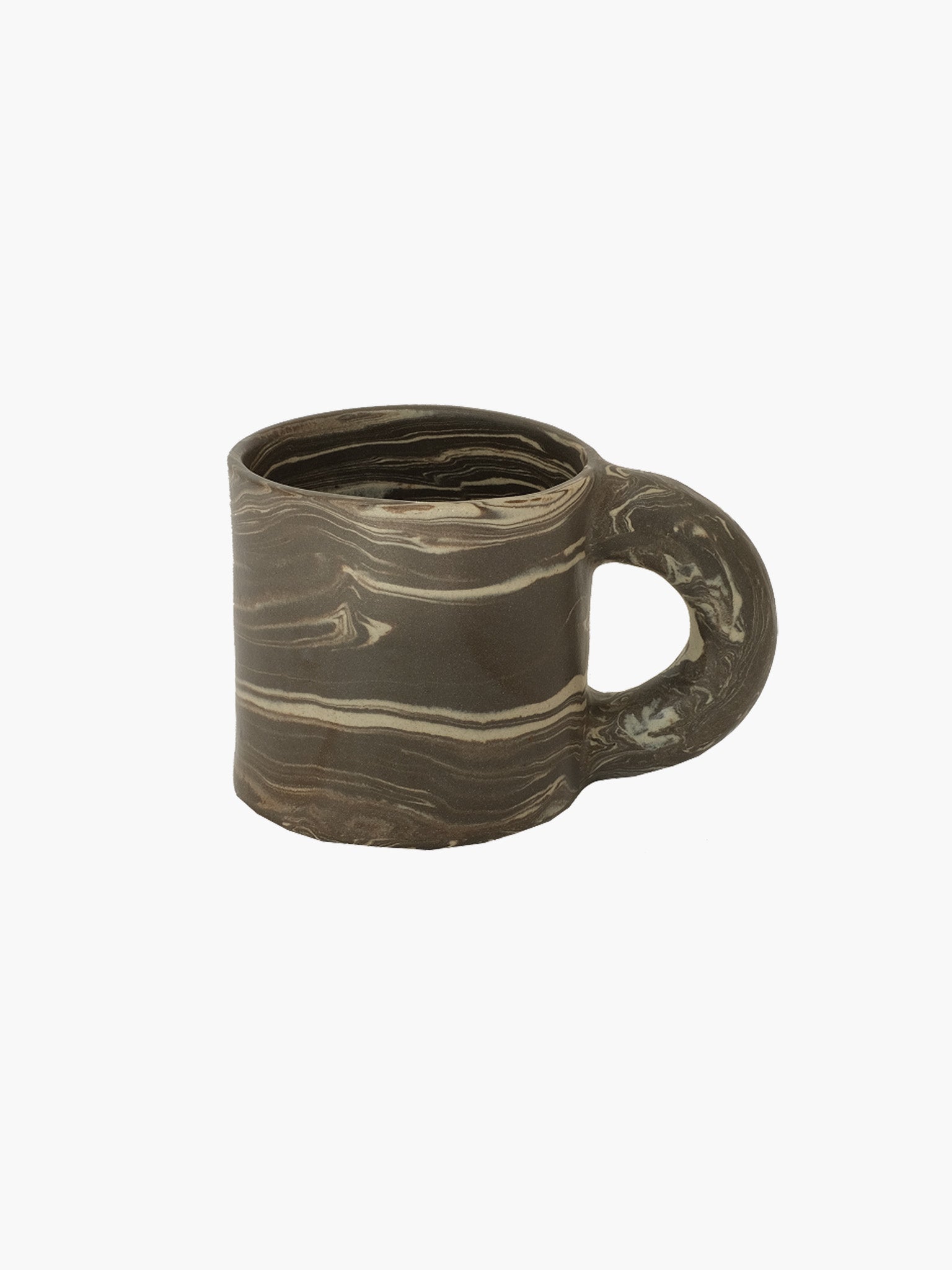 Marble Mug (180ml) - Dark Chocolate