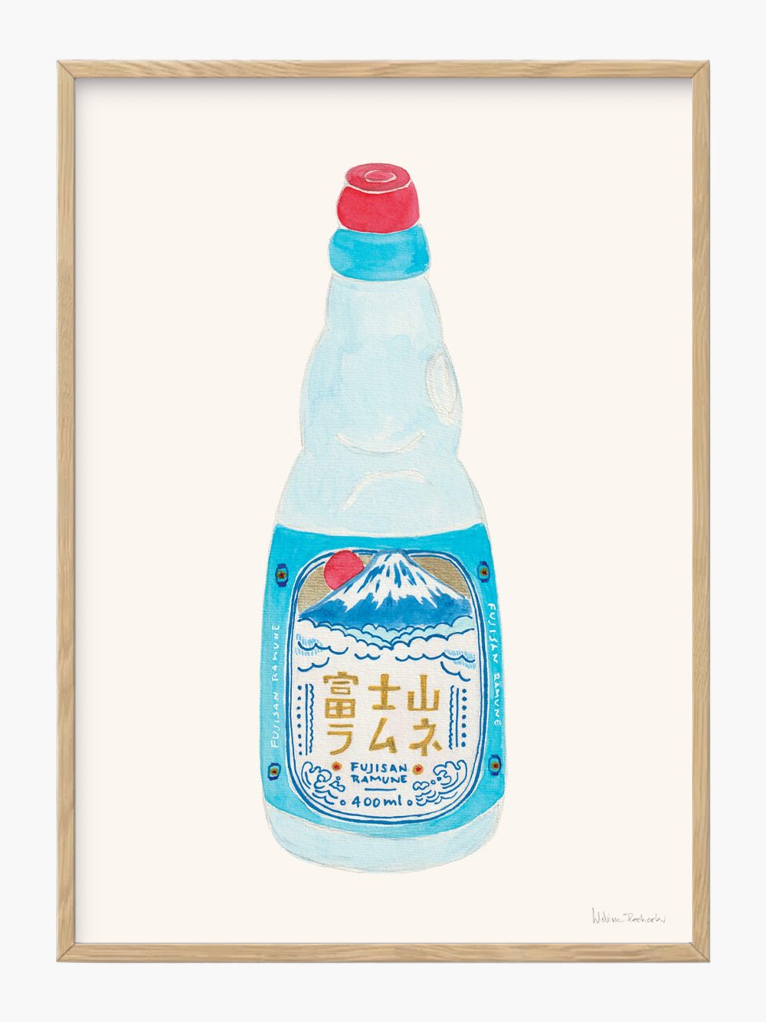 Fujisan Ramune by Melina Pecharki (50x70cm)