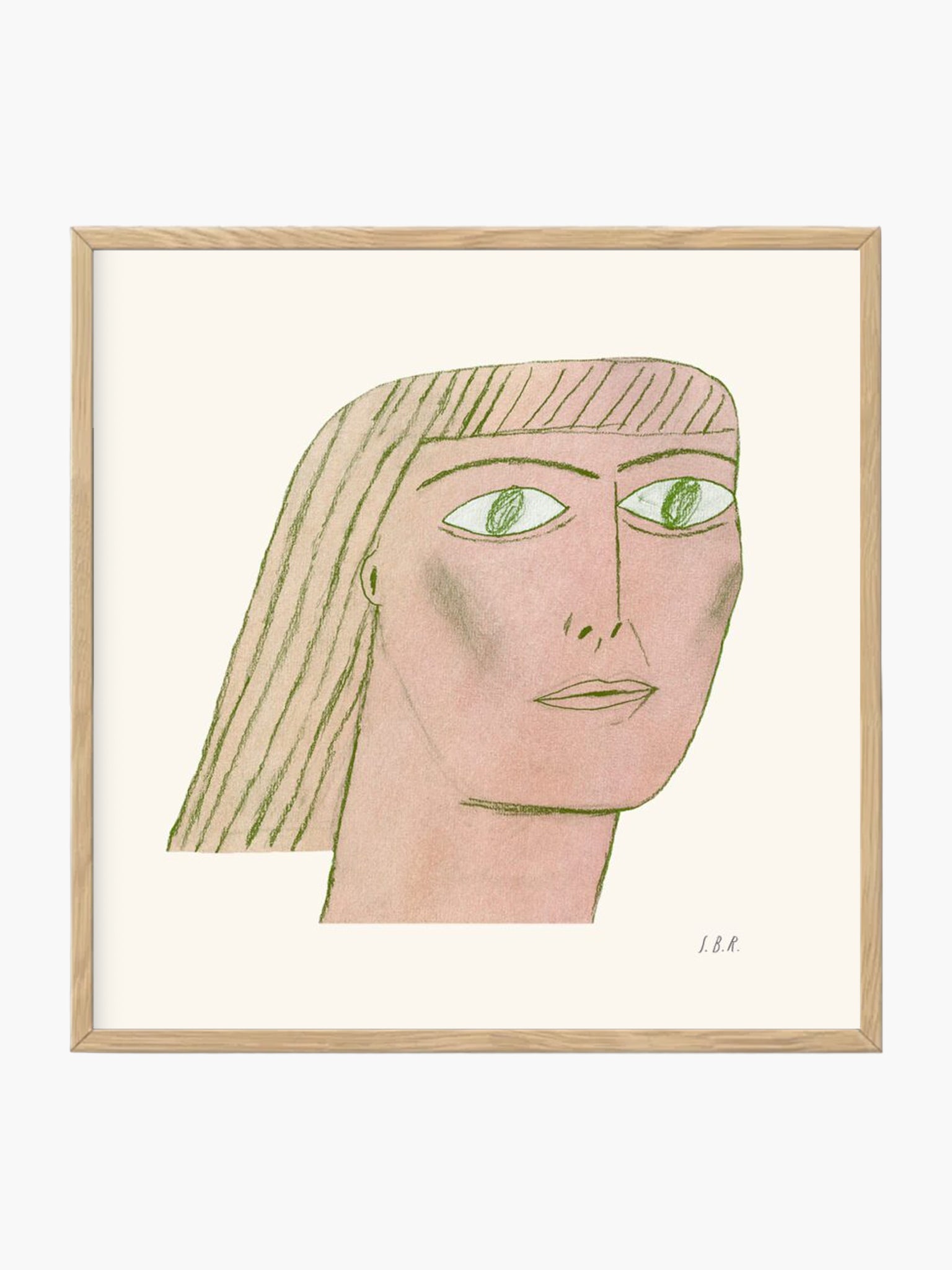 Green Lady by Stine Belden Roed (50x50cm)