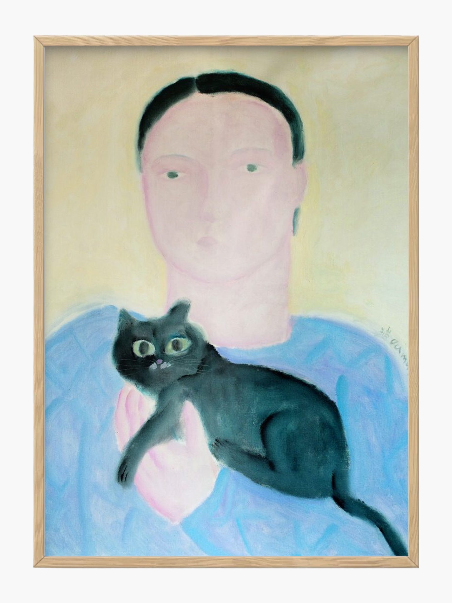 Boy Holding A Cat by OAMUL (40x50cm)