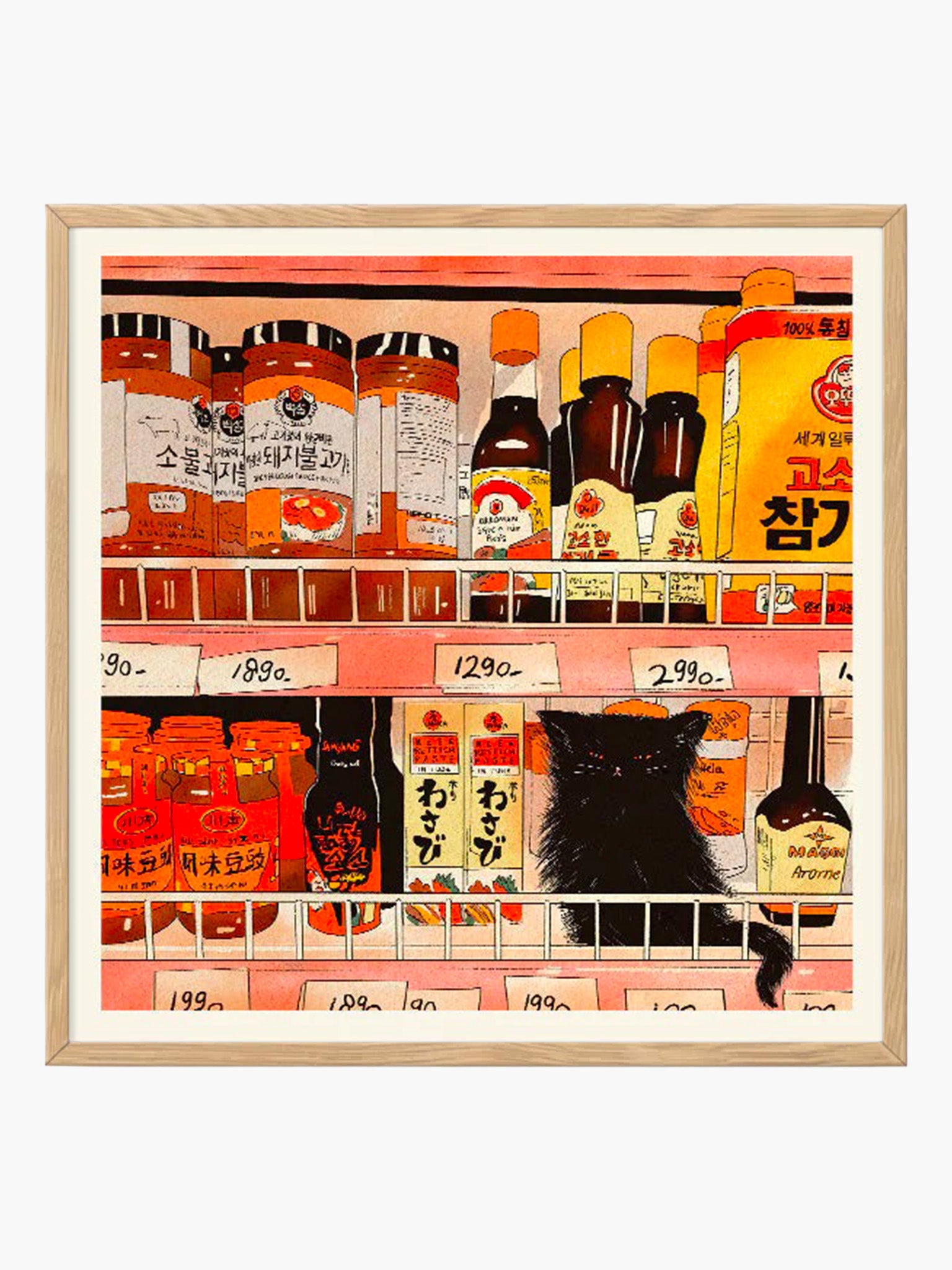 Bodega Cat Chilli by Eniko Eged (50x50cm)