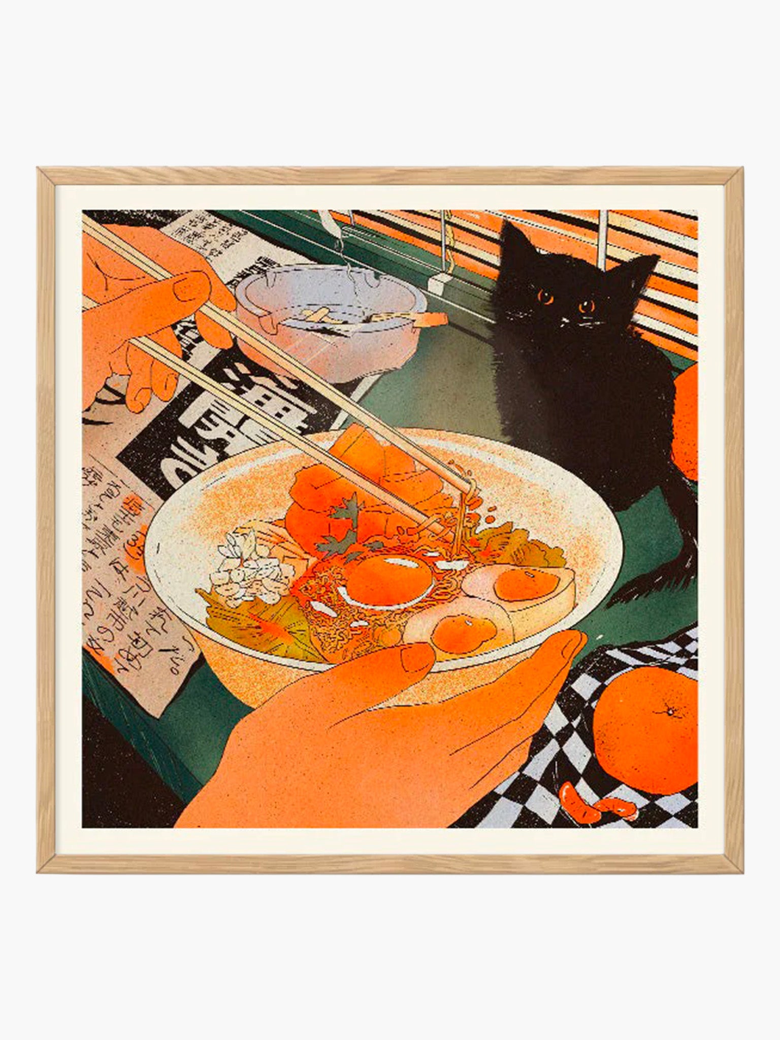 Bodega Cat Kimchi by Eniko Eged (50x50cm)