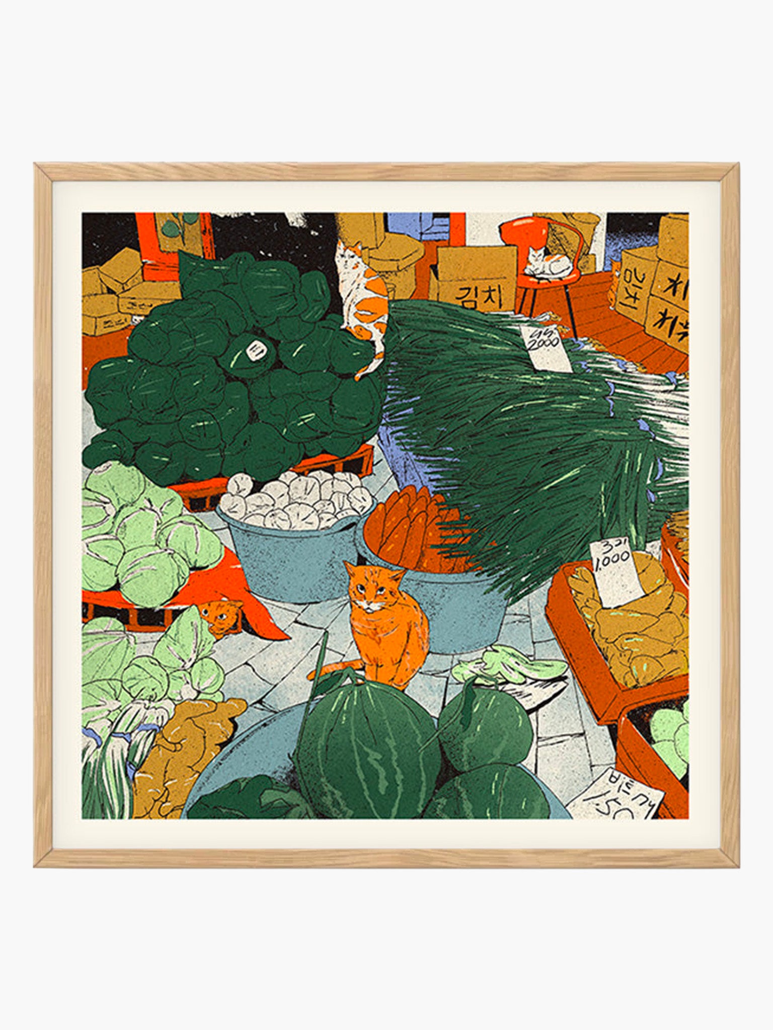 Bodega Cat Market by Eniko Eged (50x50cm)