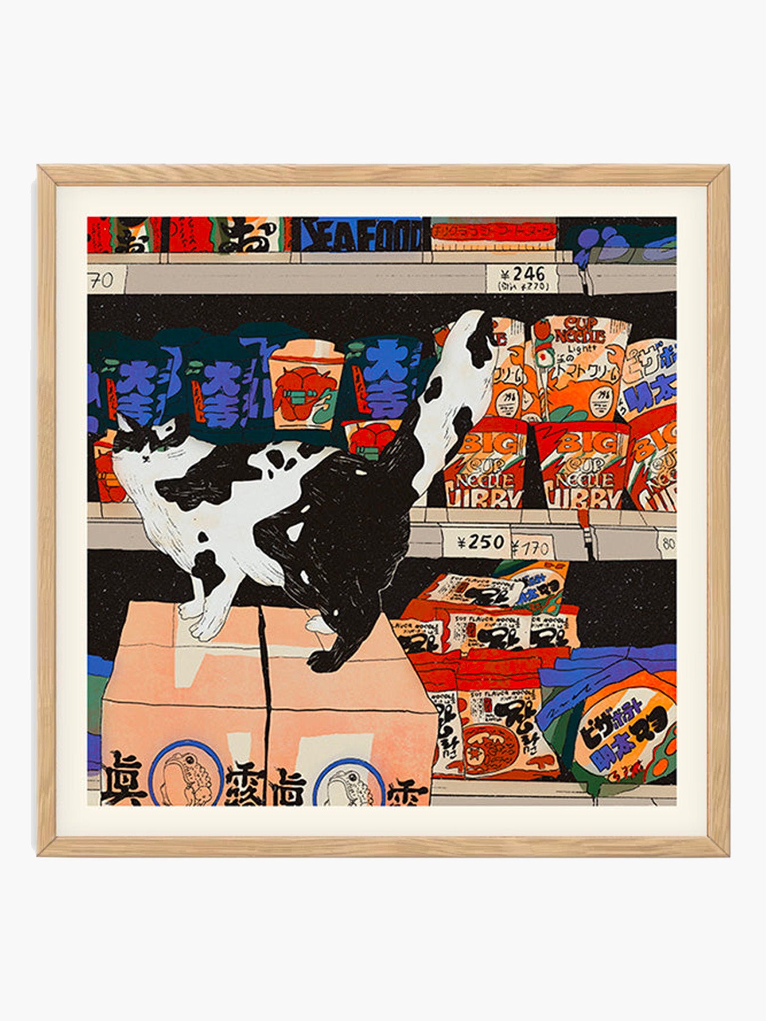 Bodega Cat Shop by Eniko Eged (50x50cm)