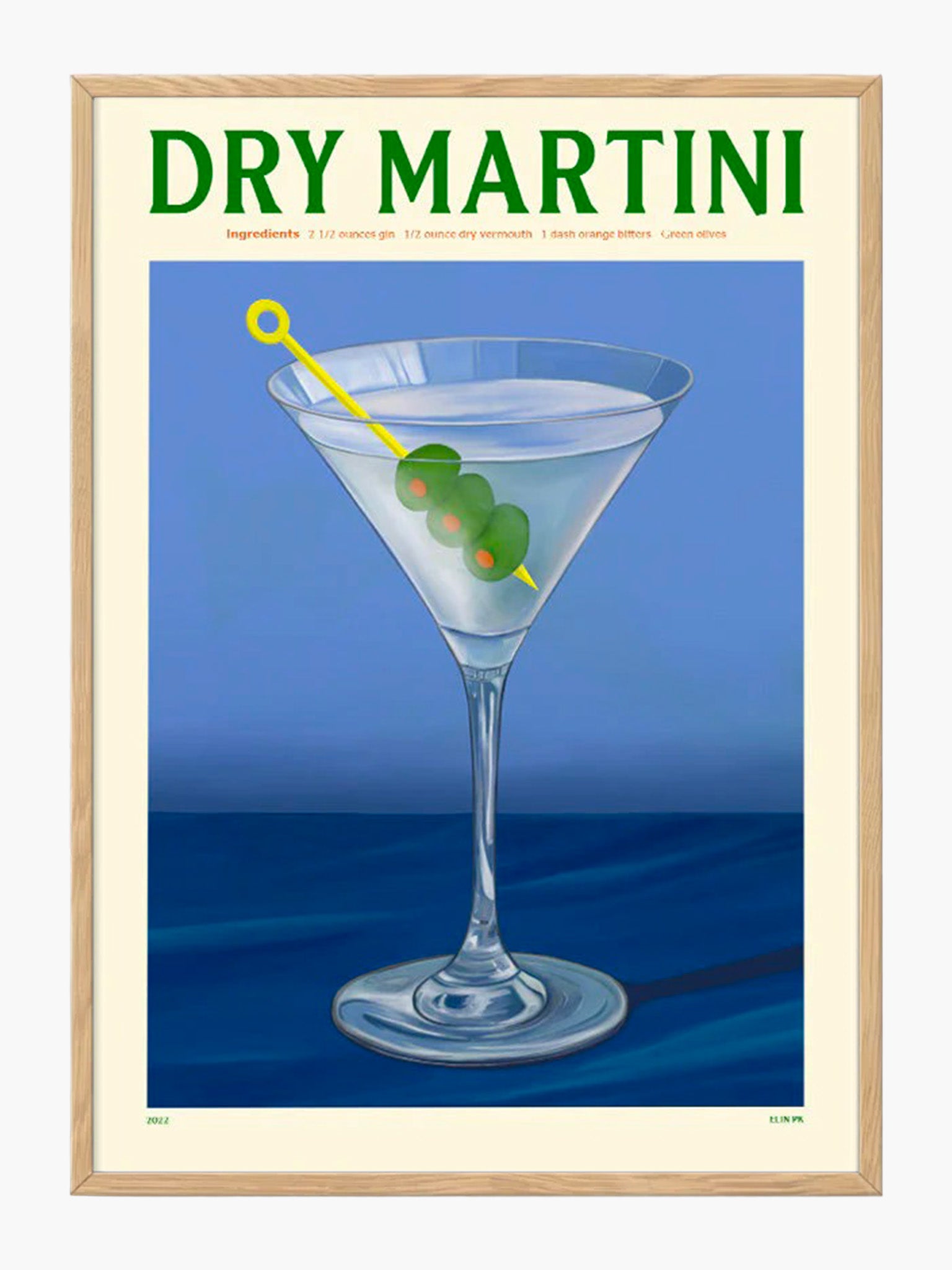Dry Martini by Elin PK (50x70cm)
