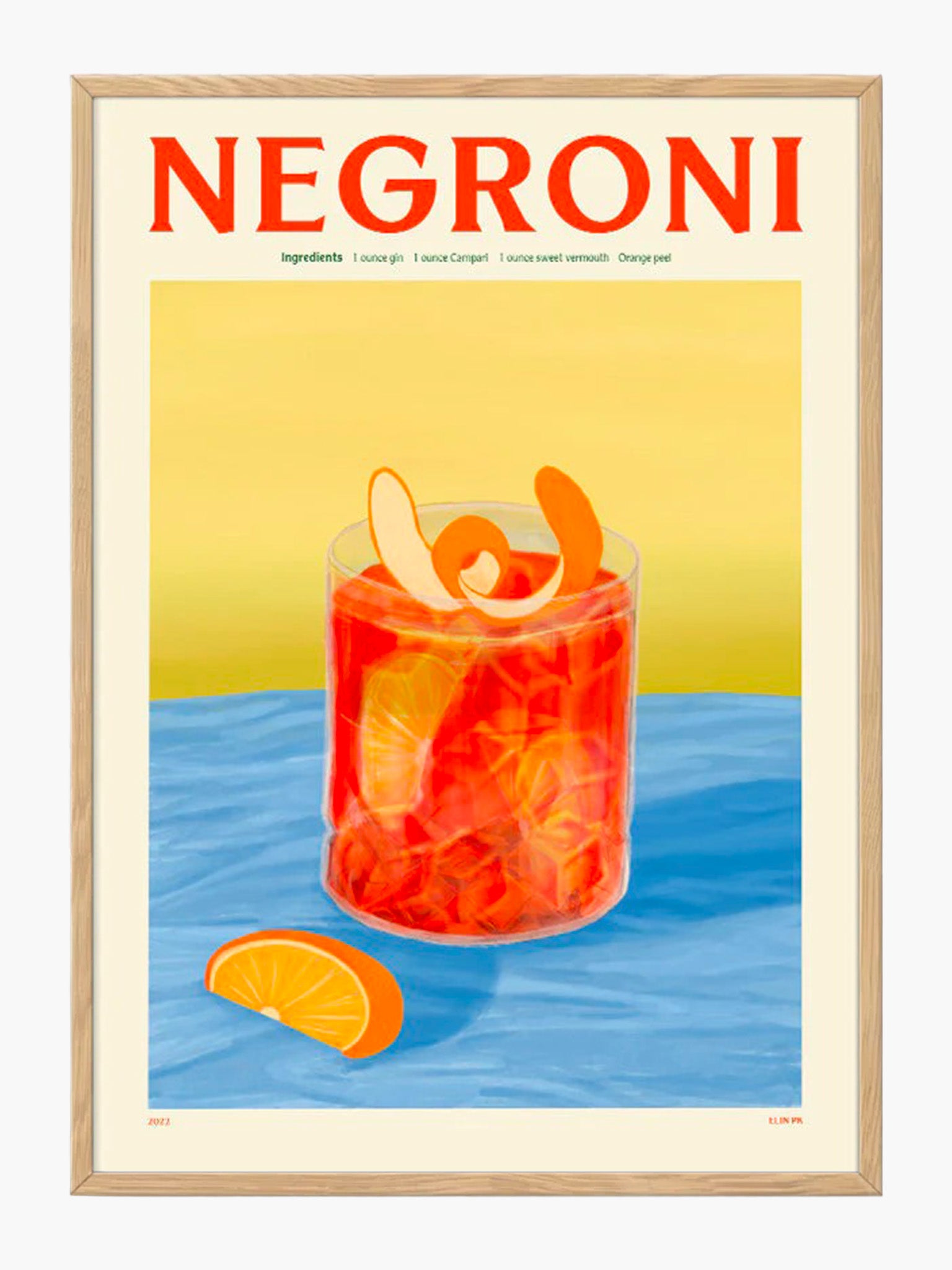 Negroni by Elin PK (50x70cm)