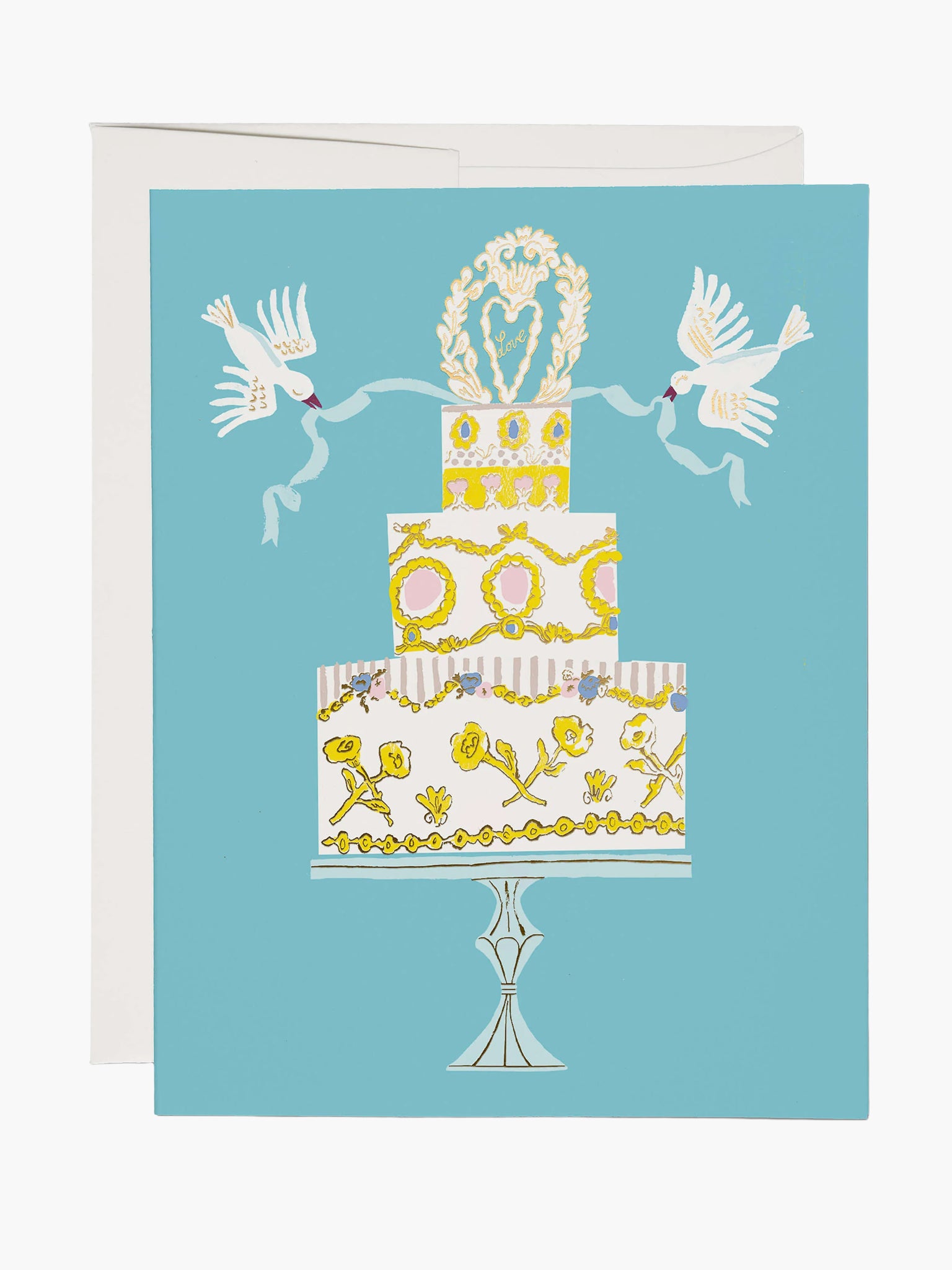 Love Cake Wedding Card