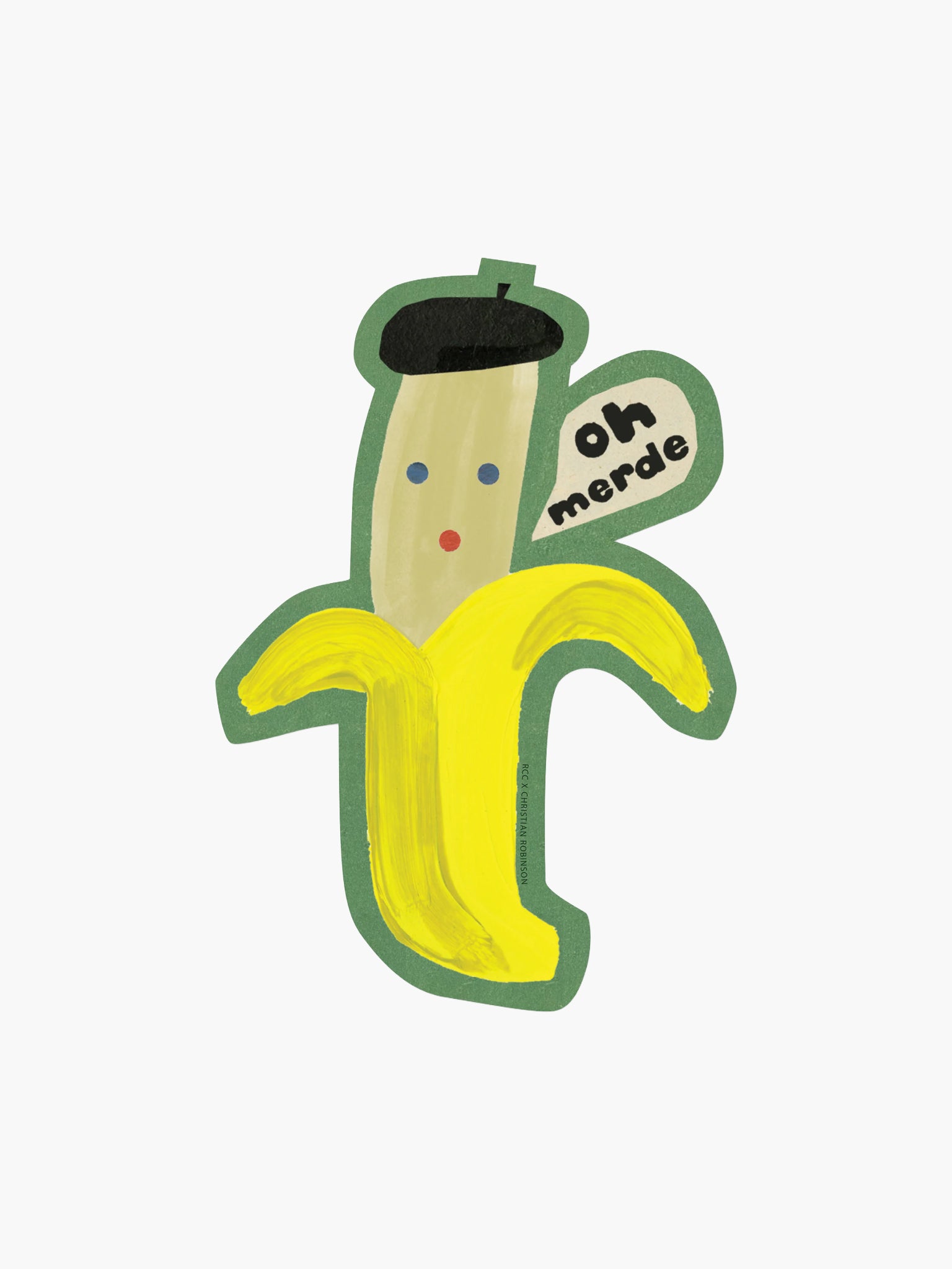 Oh Merde Sticker – Hands