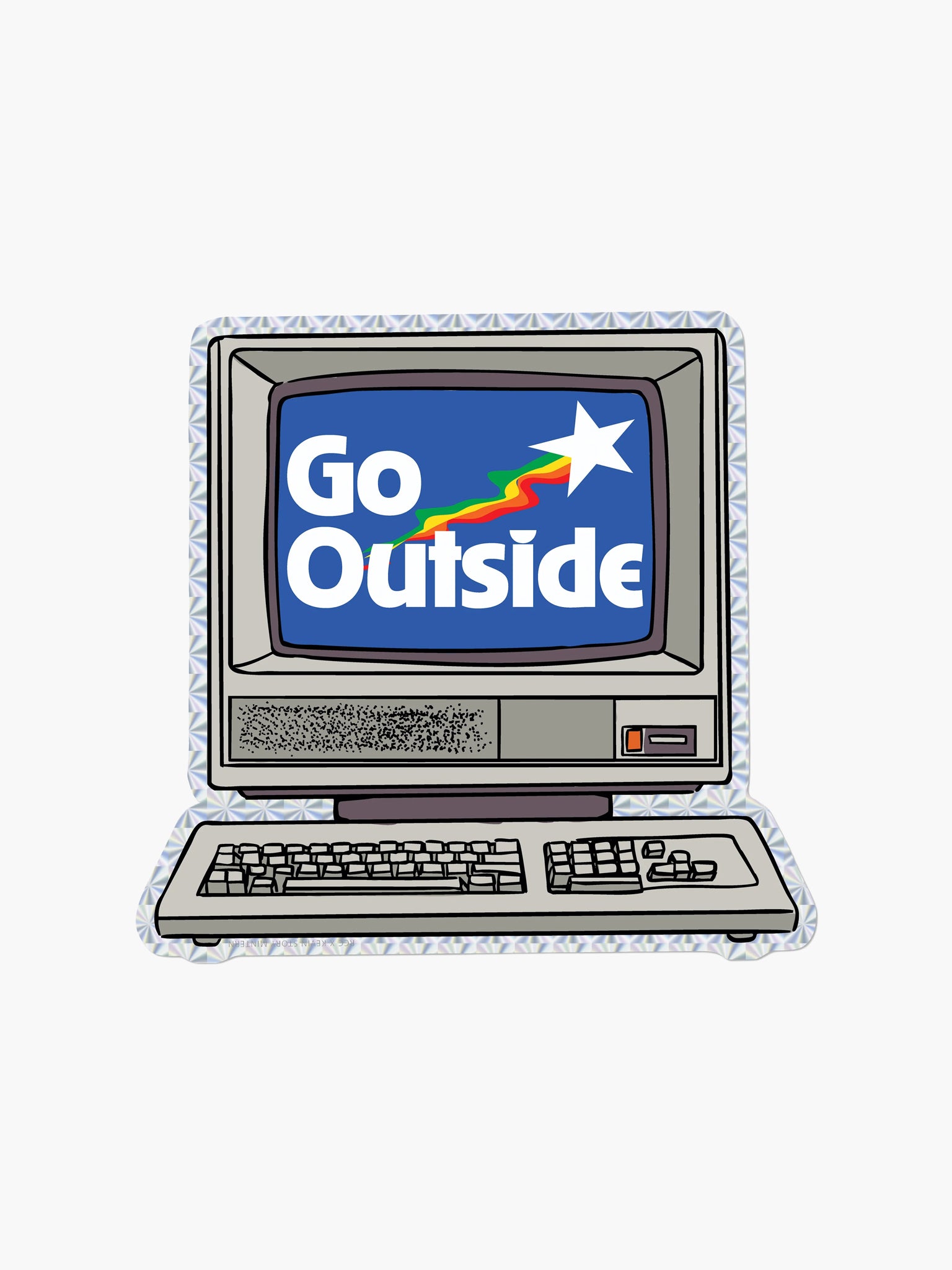 Go Outside Sticker – Hands