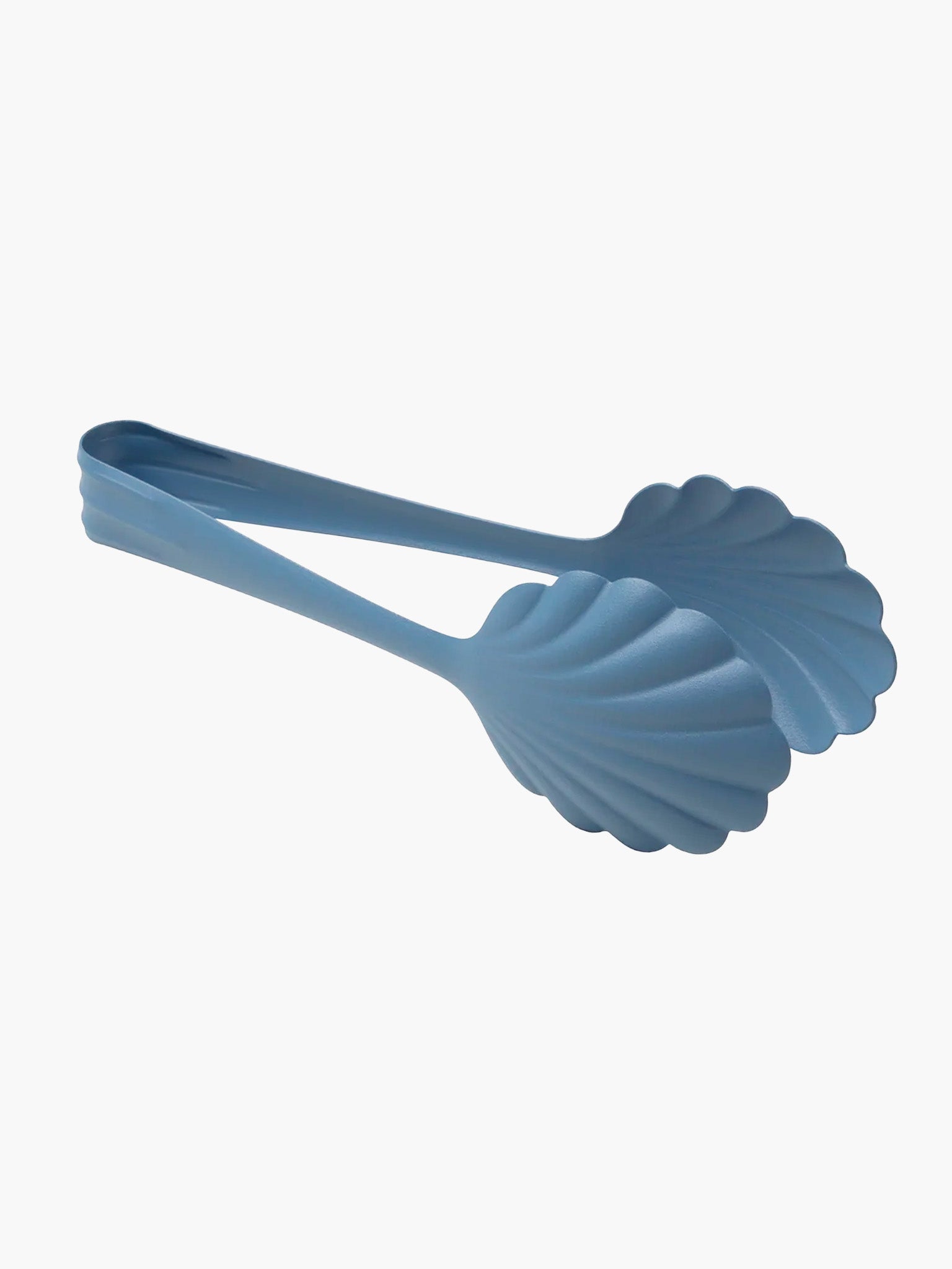 Scalloped Bakery Tongs -  Shiny Blue