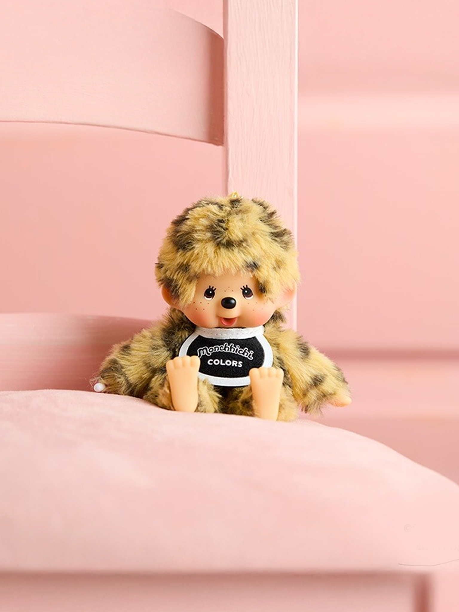 Monchhichi Colours Keychain - Leopard – Hands