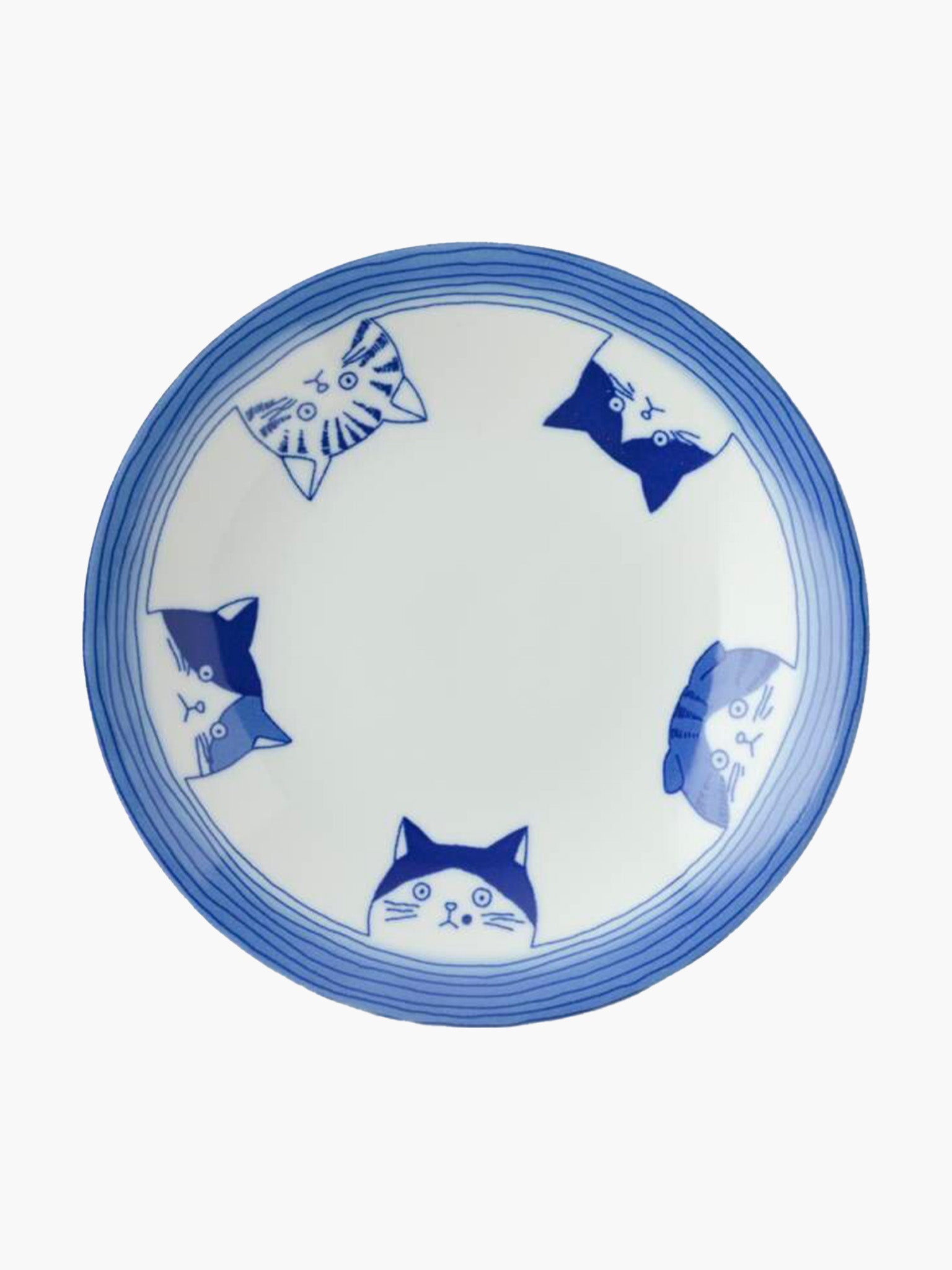SHICHITA Cat Family Plate (16.5cm)