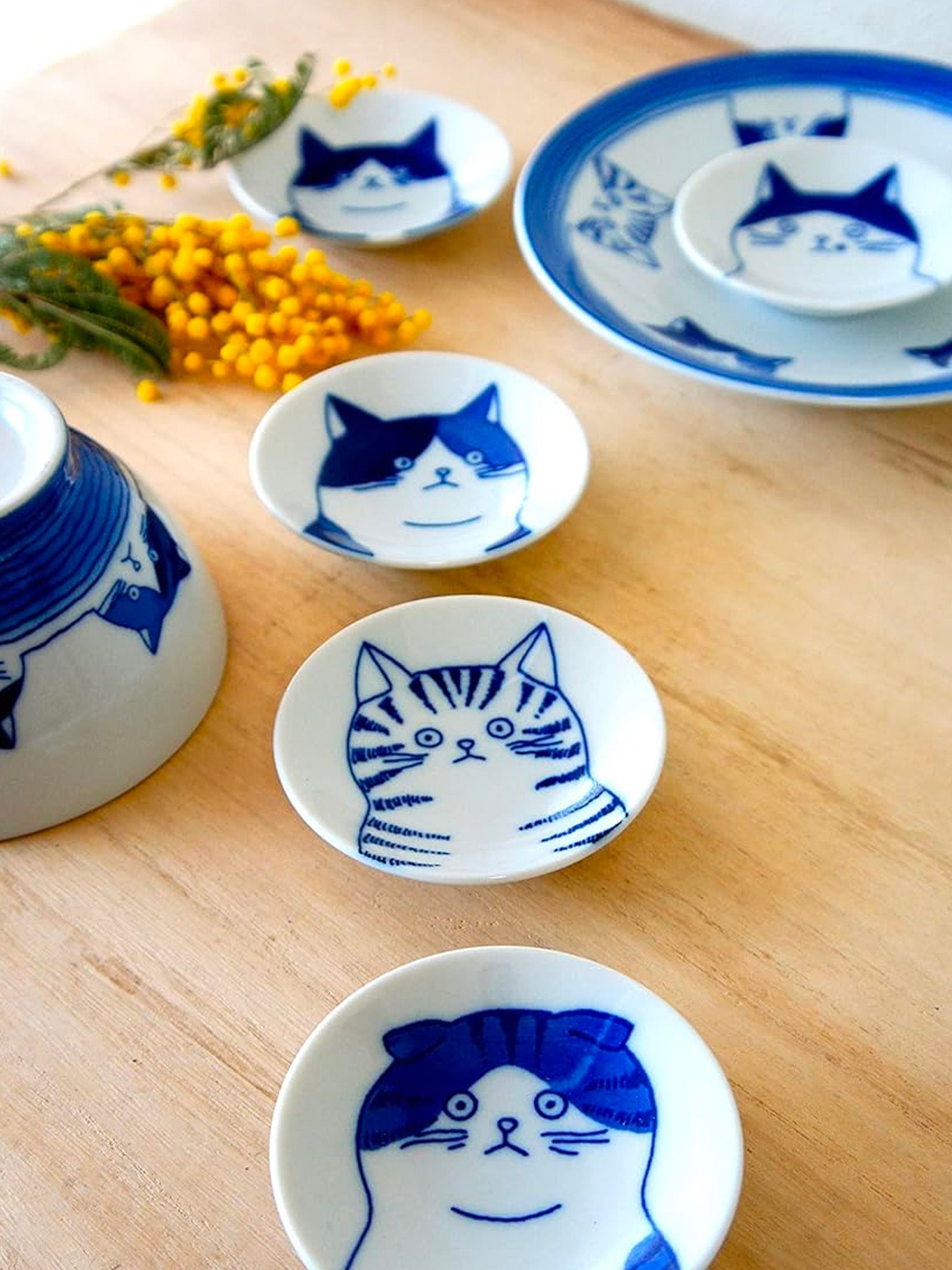 Decorative Plates Dinner Plates With Cats On Them SCHICHITA Mini