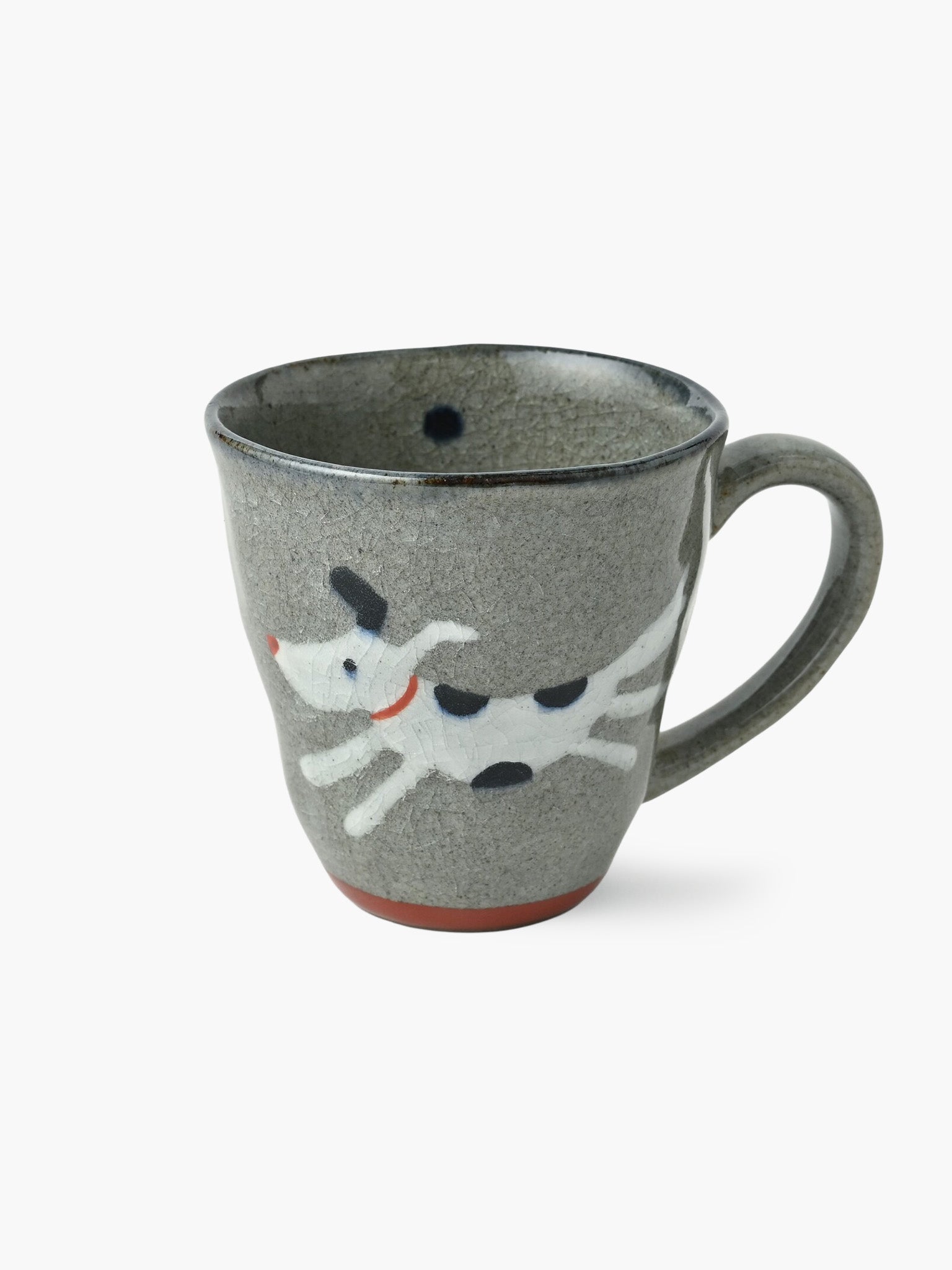 Hasamiware Dog Mug - Red