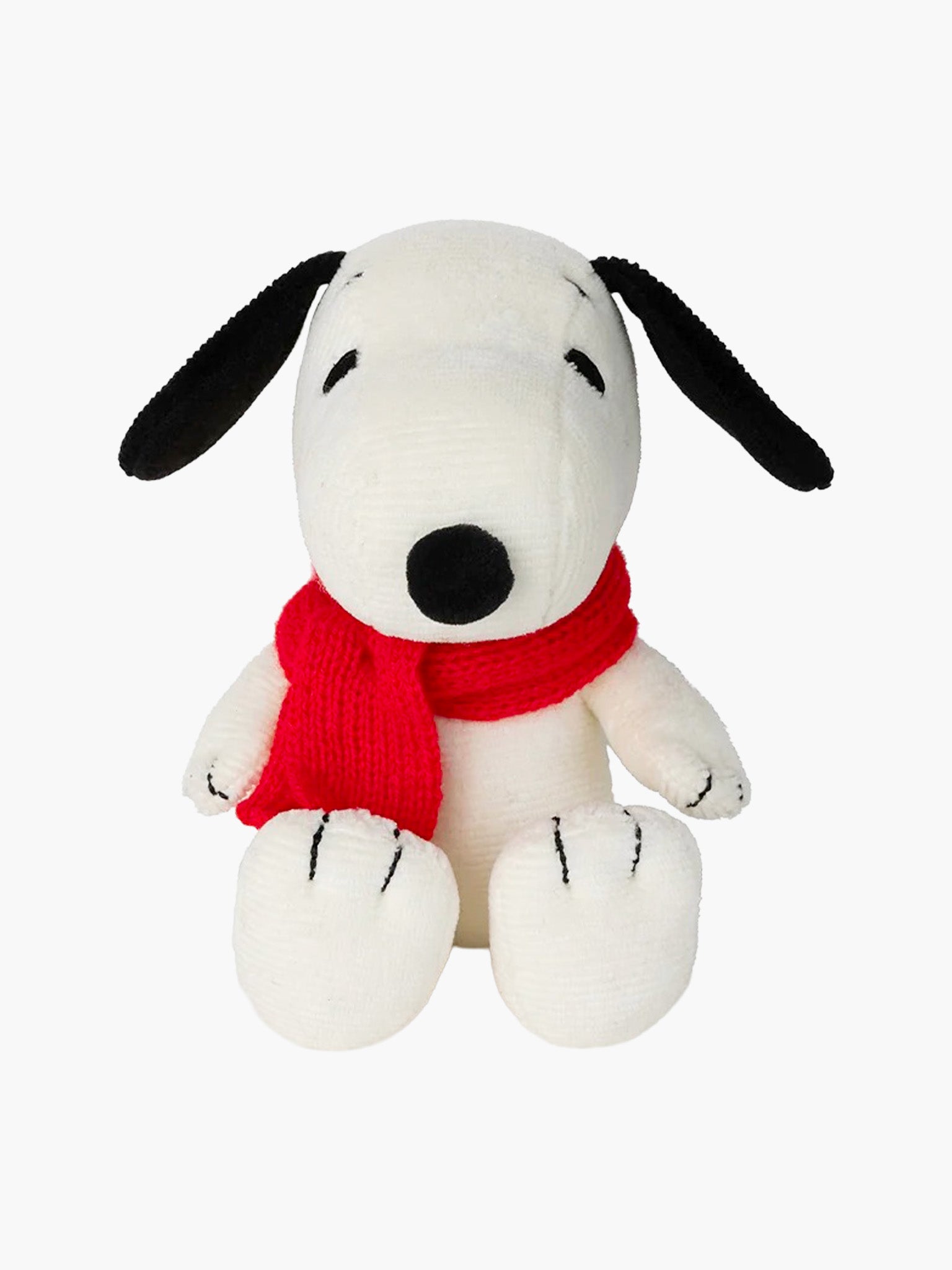 Snoopy Sitting with Scarf Plush (17cm)