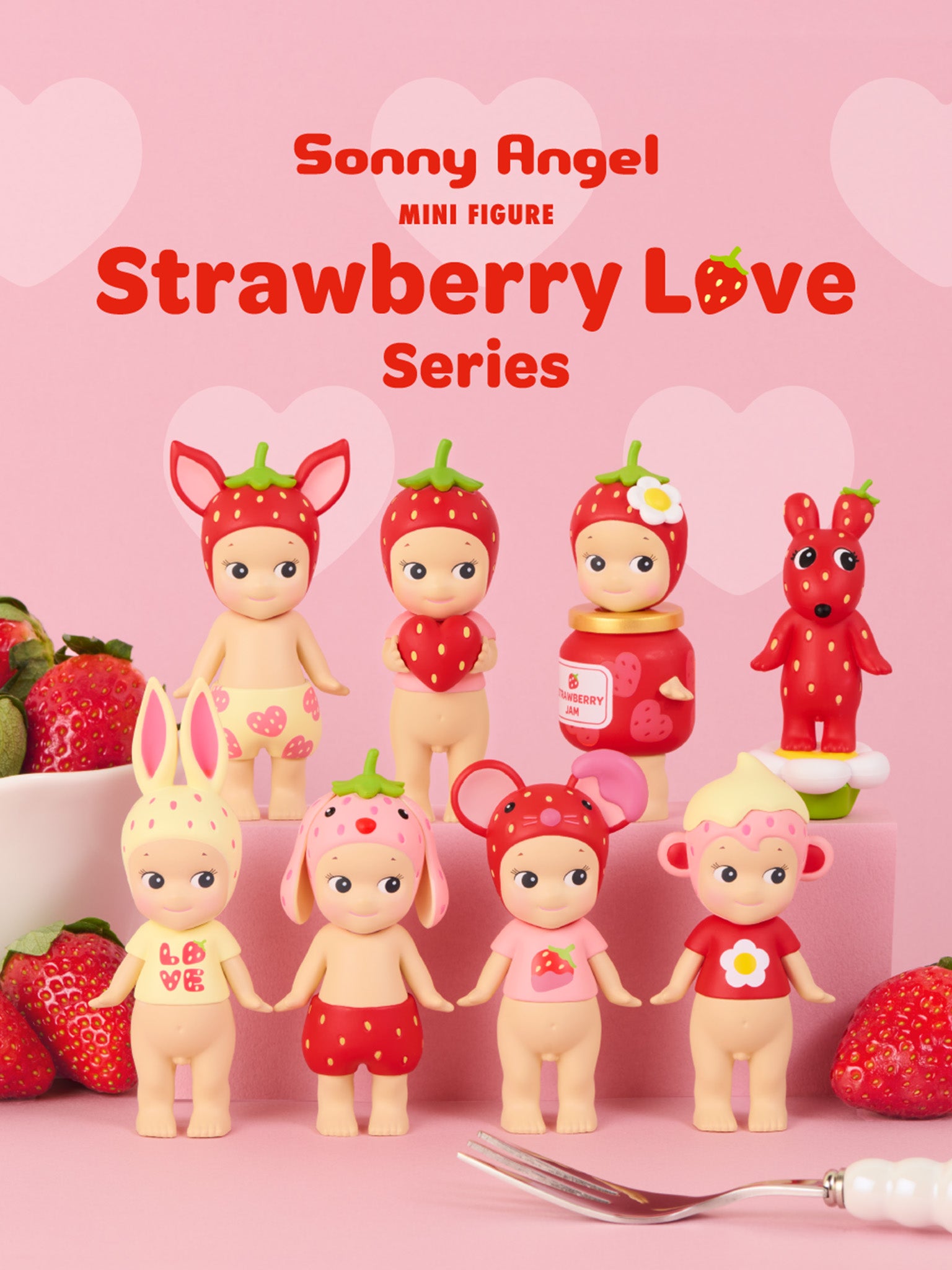 Sonny Angel Blind Box - Strawberry Love – Hands