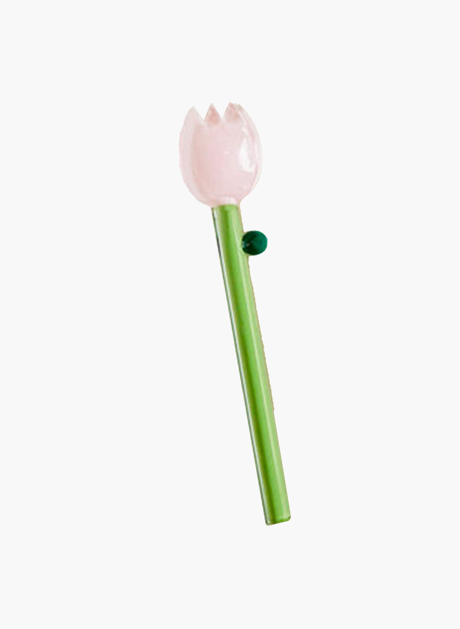 Glass Stirrer - Pink Tulip