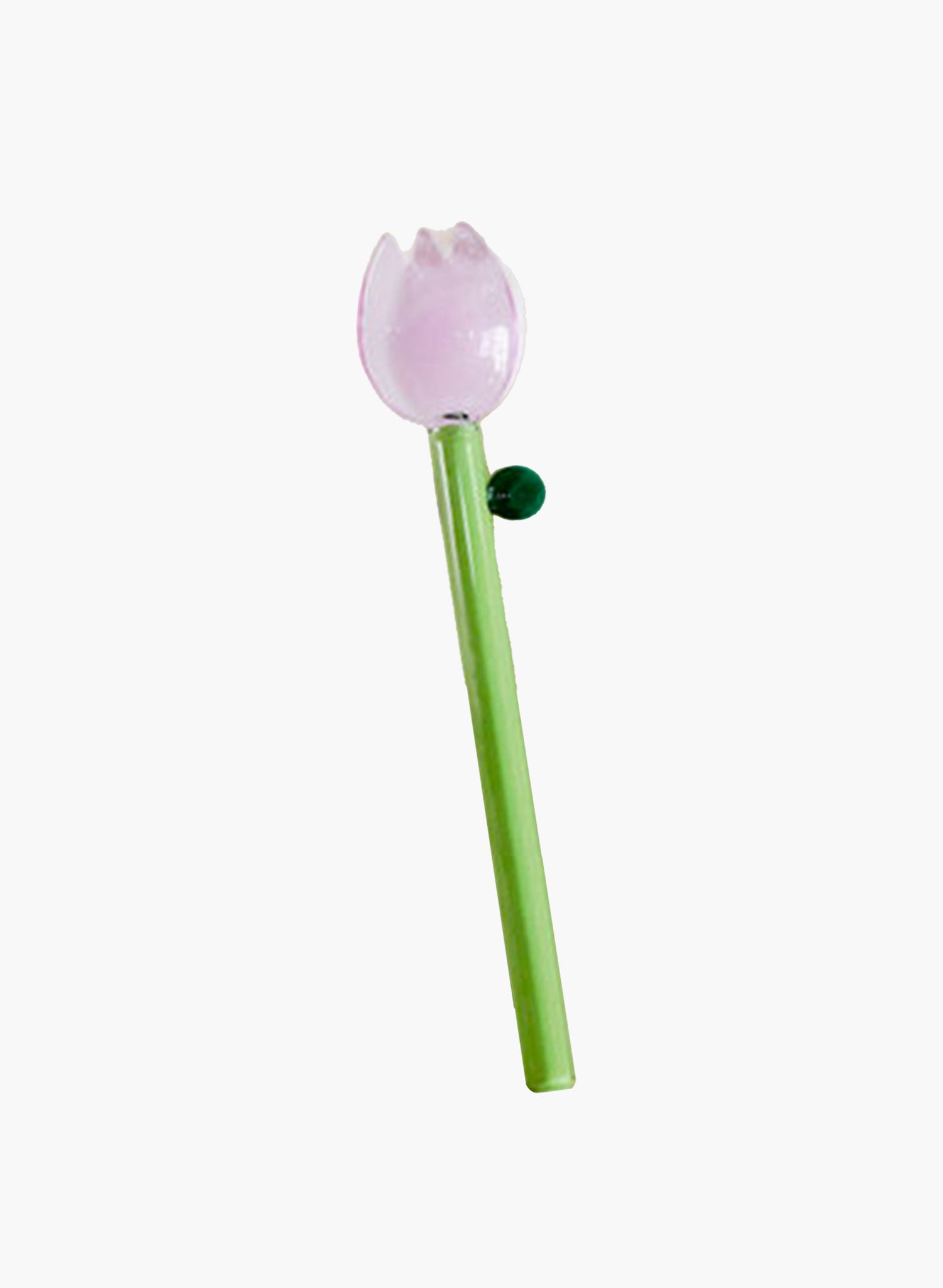 Glass Stirrer - Purple Tulip