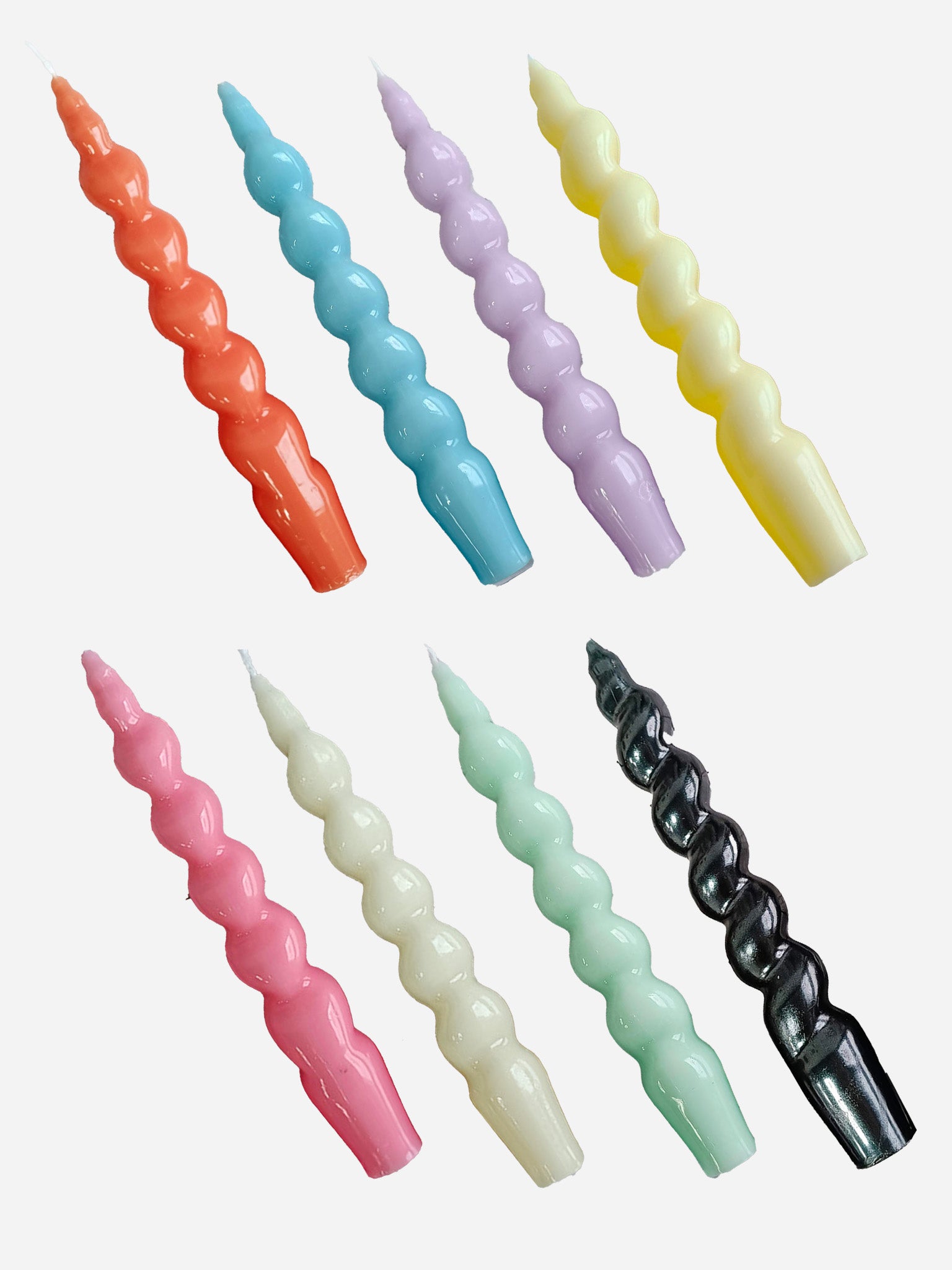 Spiral Candle (8 Colours)