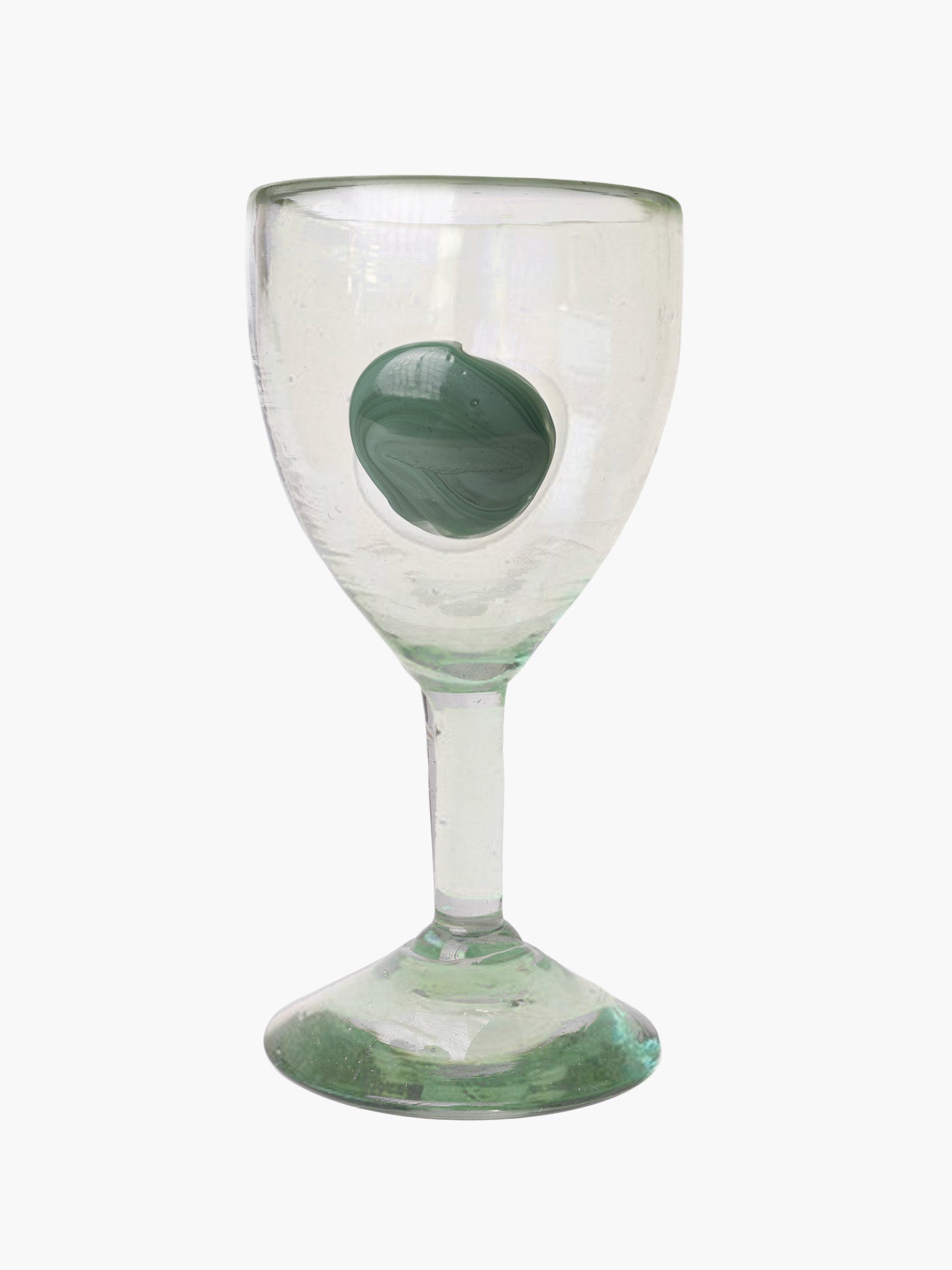 Lunares Wine Glass (350ml) - Green