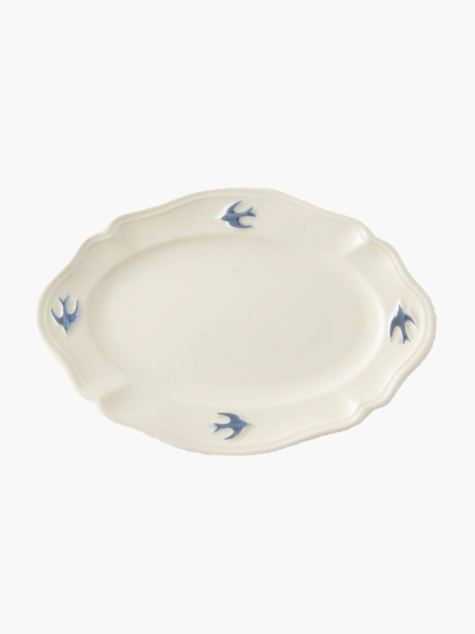 Early Bird Oval Plate - L (22.7cm)