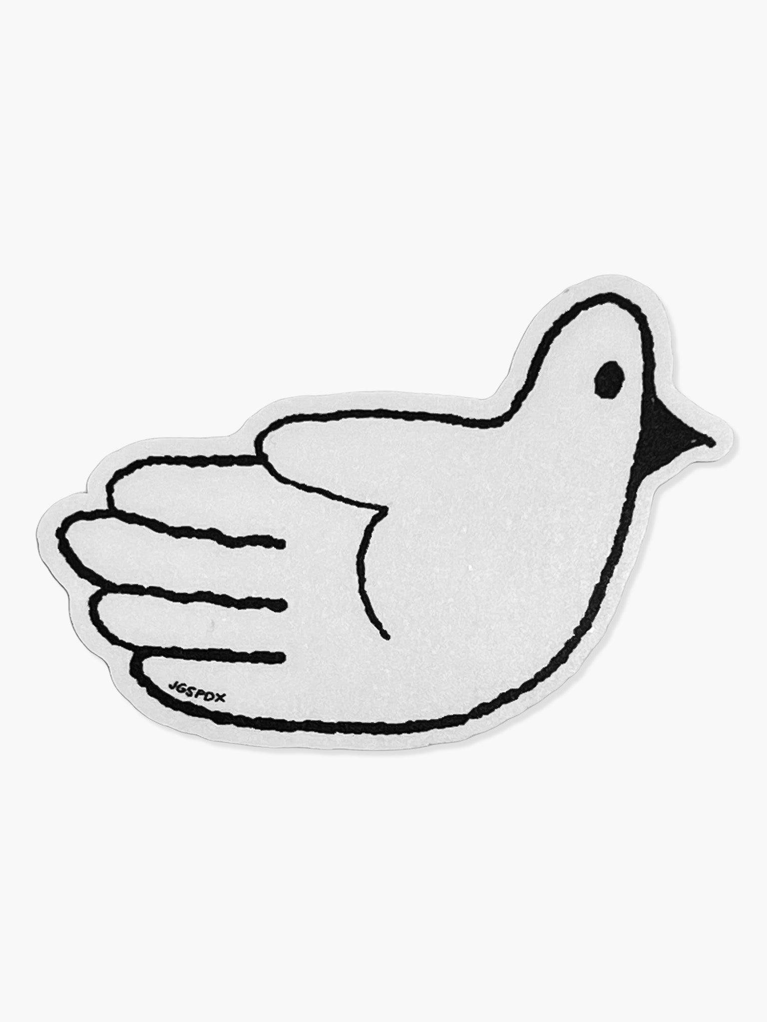 Bird in the Hand Sticker