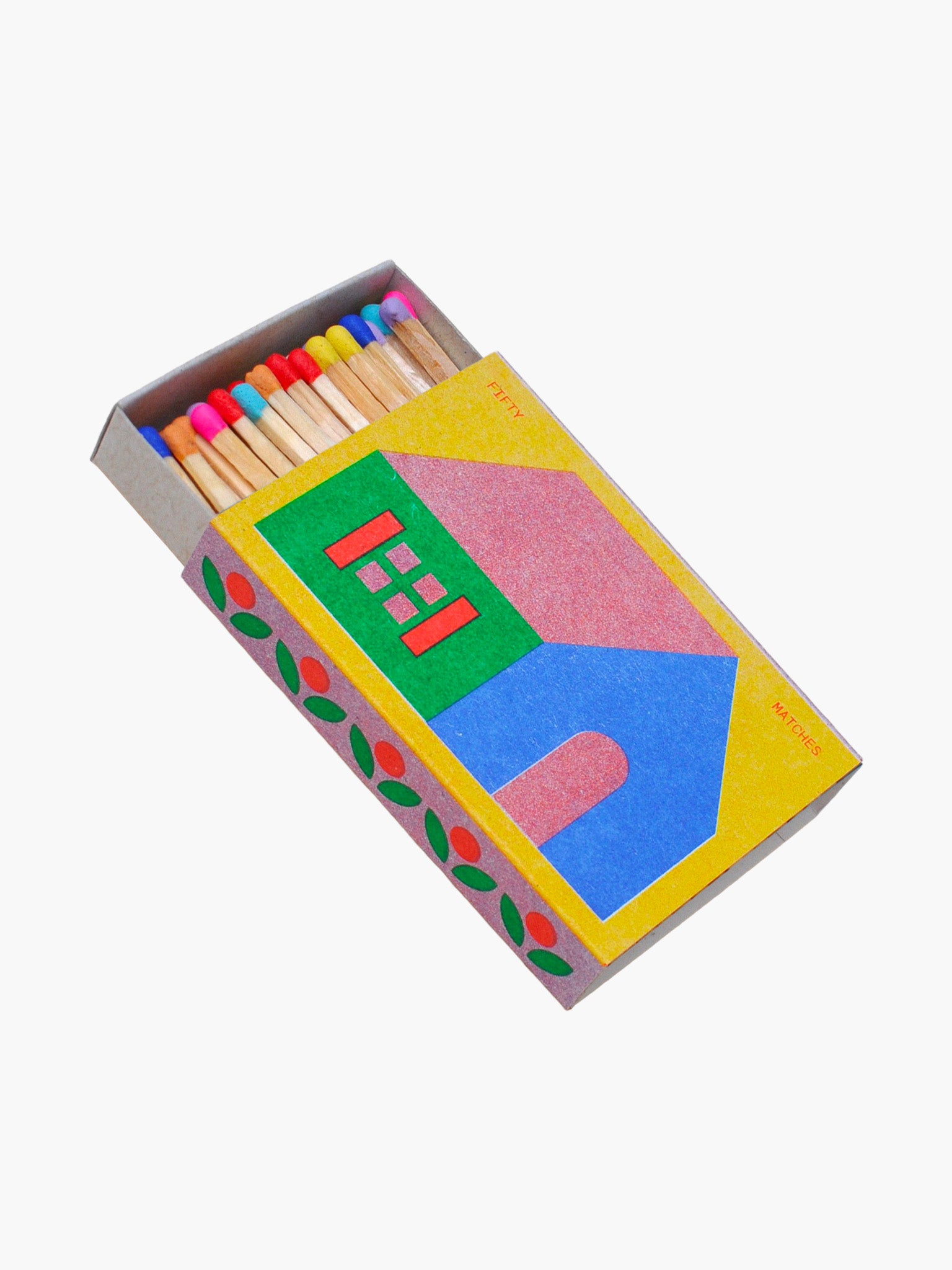 Risograph Printed Matchbox - House