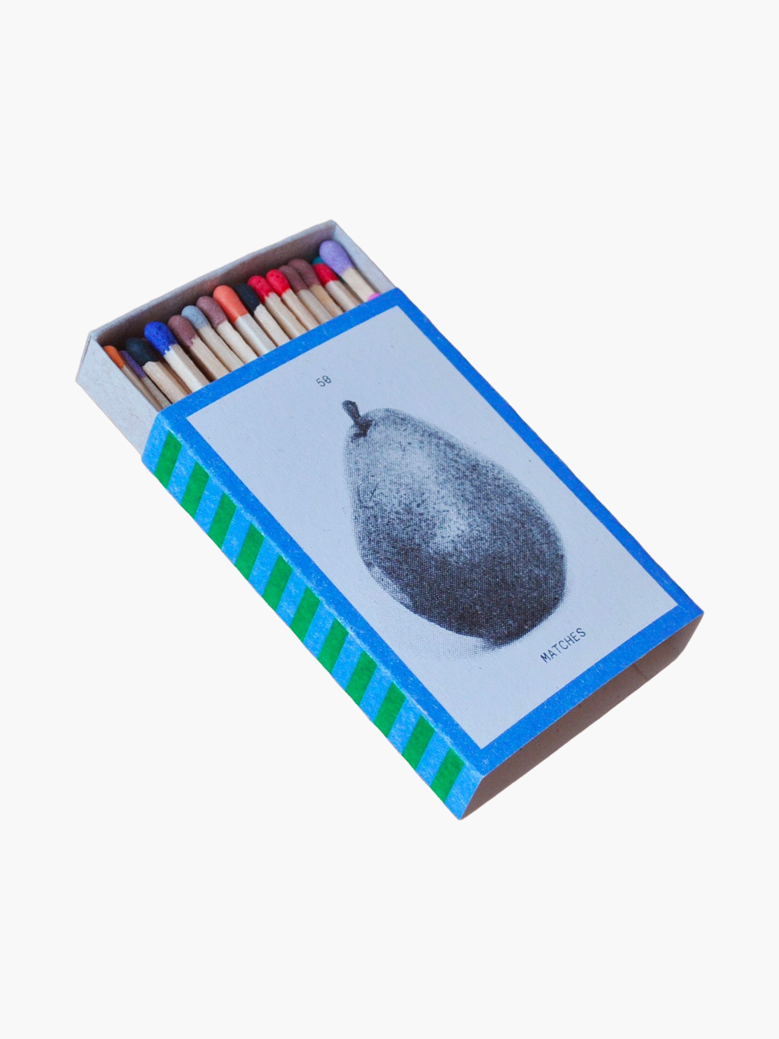 Risograph Printed Matchbox - Pear